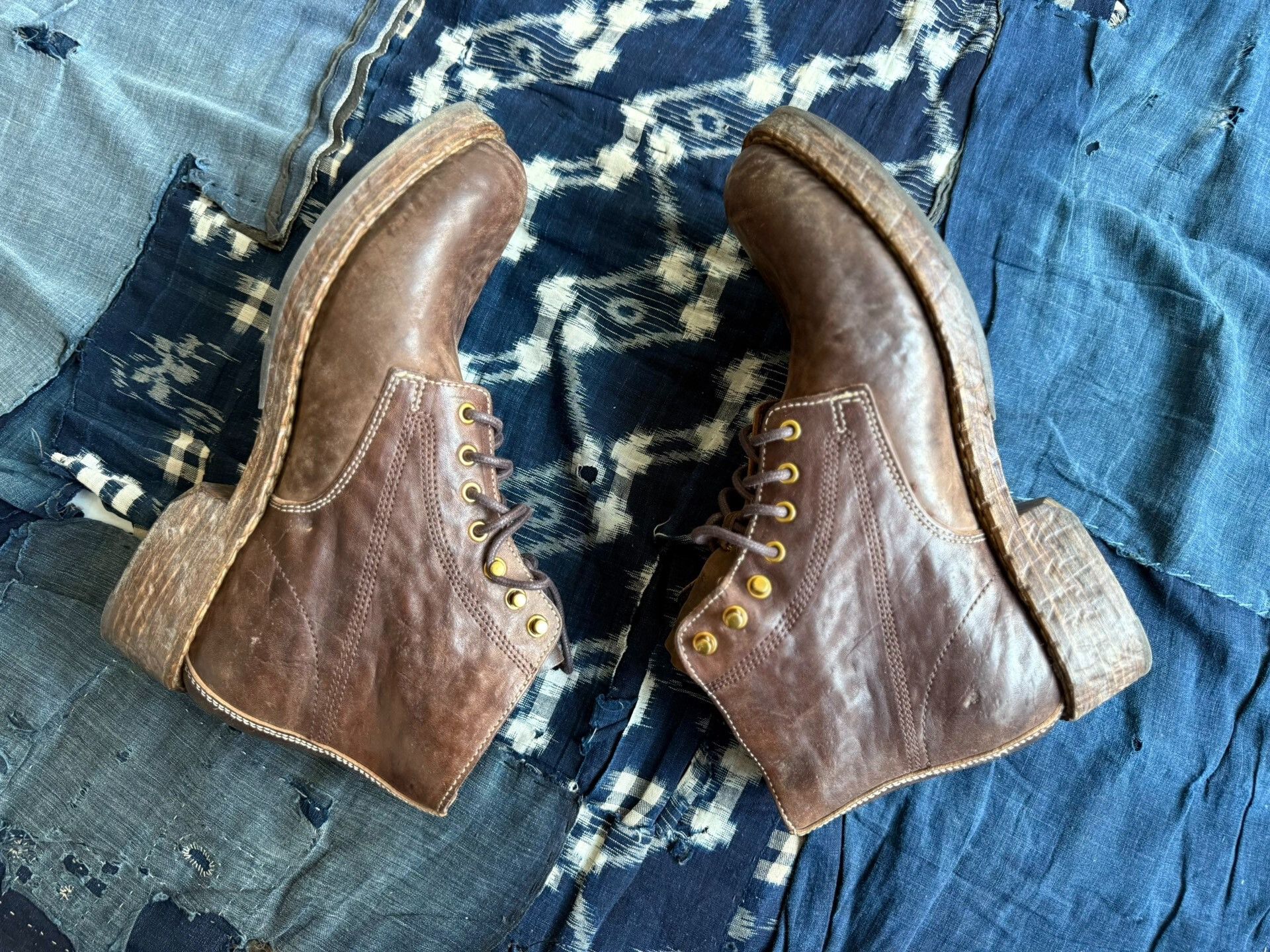 Visvim visvim virgil folk boots in deep brown Size US 9 / EU 42 - 5 Thumbnail