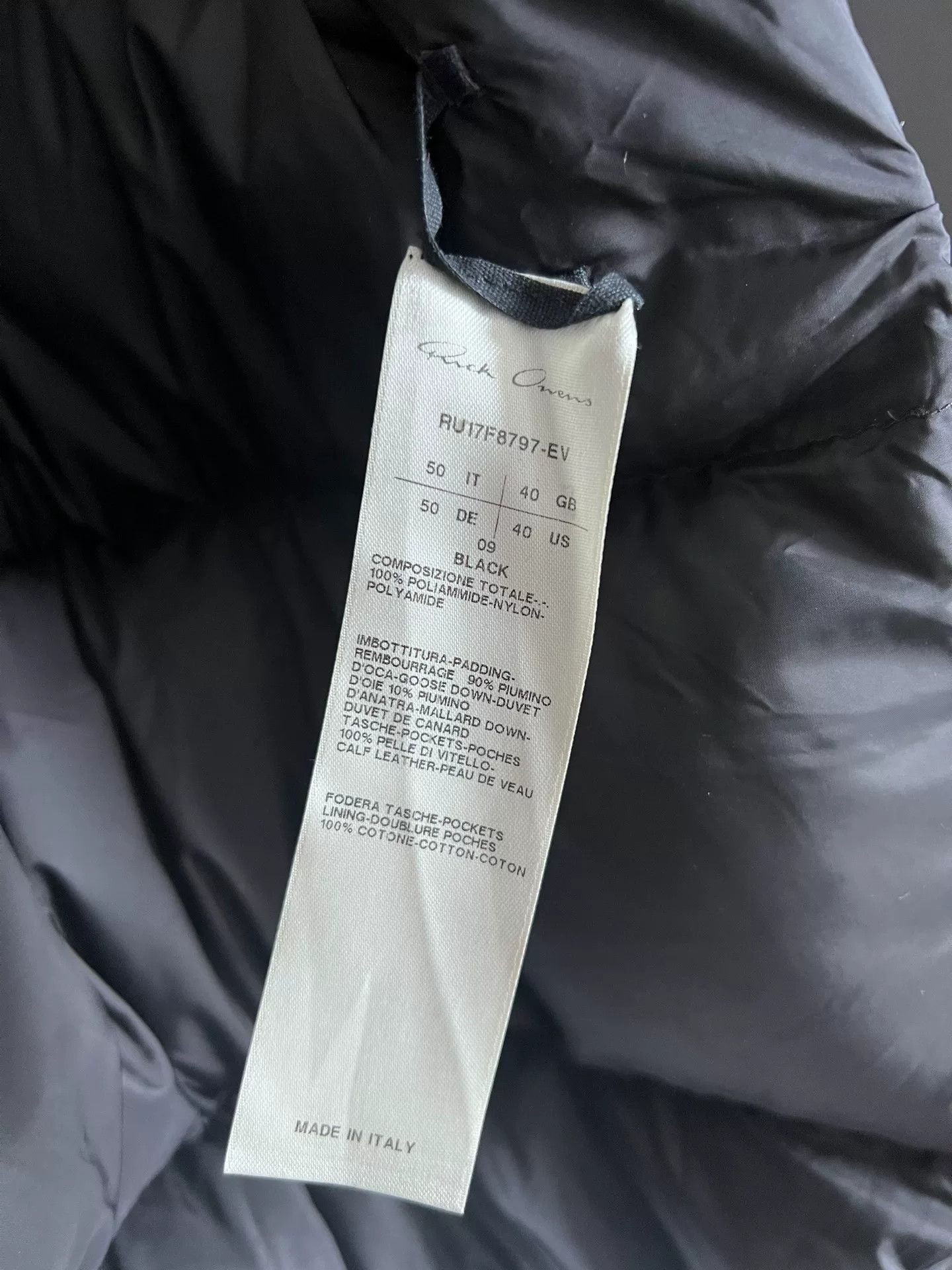 Rick Owens black puffer vest by Rick Owens Size US L / EU 52-54 / 3 - 4 Thumbnail