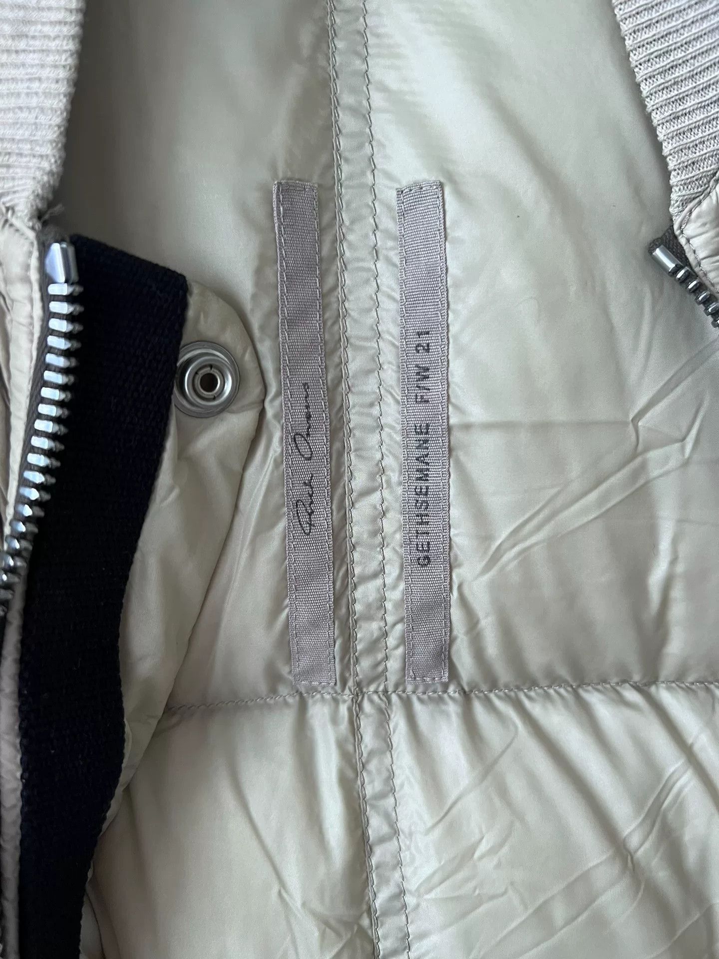 Rick Owens rick owens color-block down puffer jacket Size US L / EU 52-54 / 3 - 6 Thumbnail