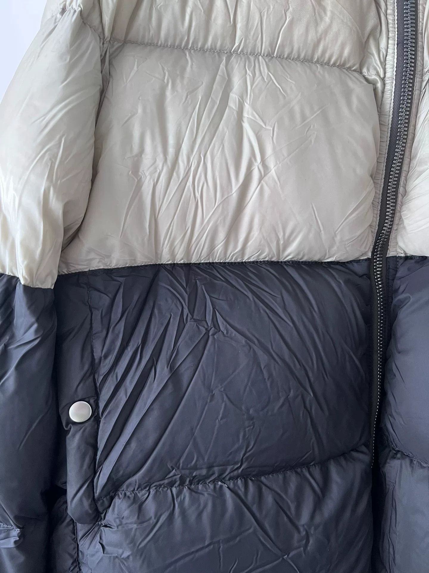 Rick Owens rick owens color-block down puffer jacket Size US L / EU 52-54 / 3 - 2 Thumbnail