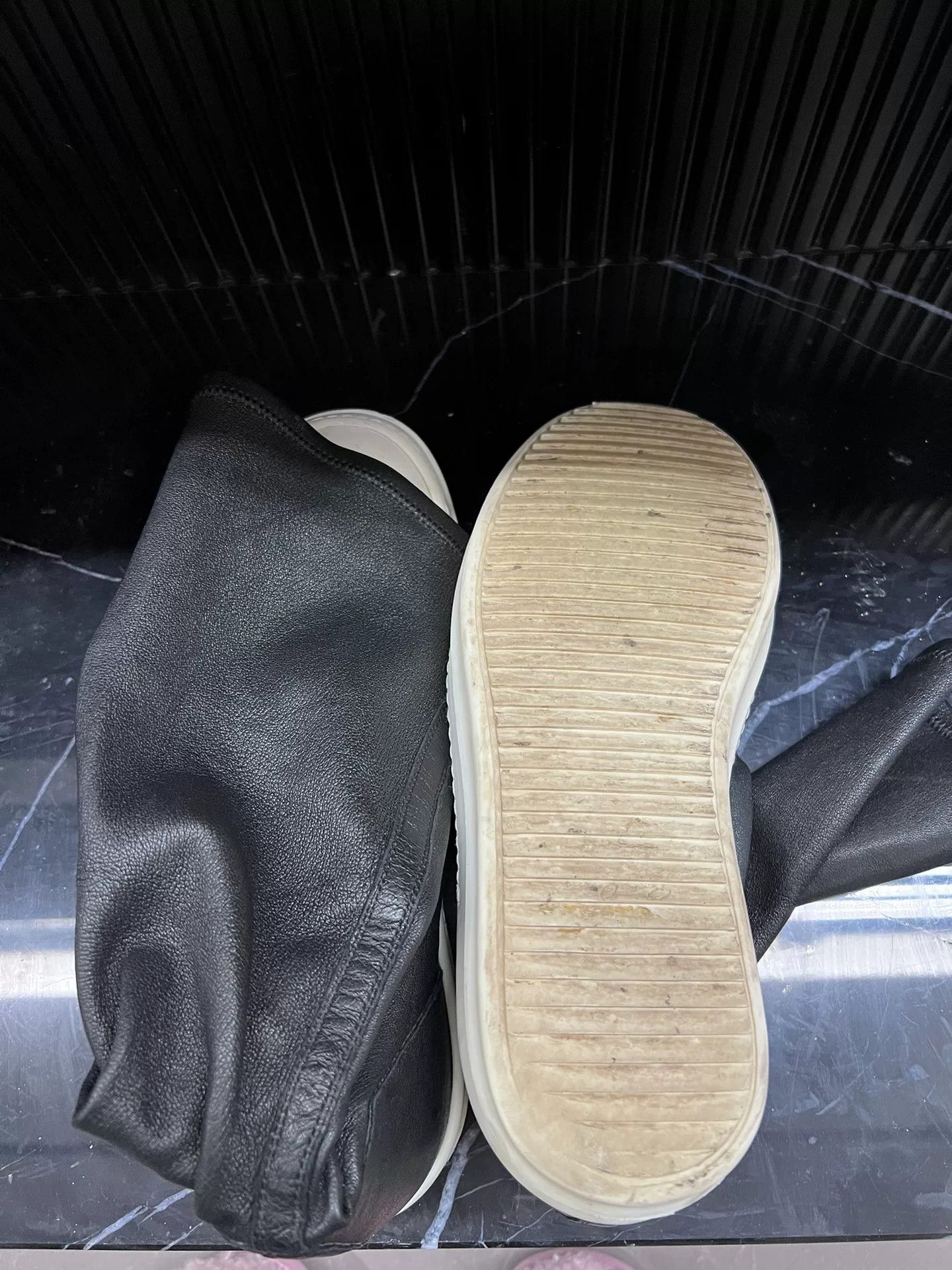 Rick Owens rick owens high top lambskin boots Size US 10 / EU 43 - 8 Thumbnail