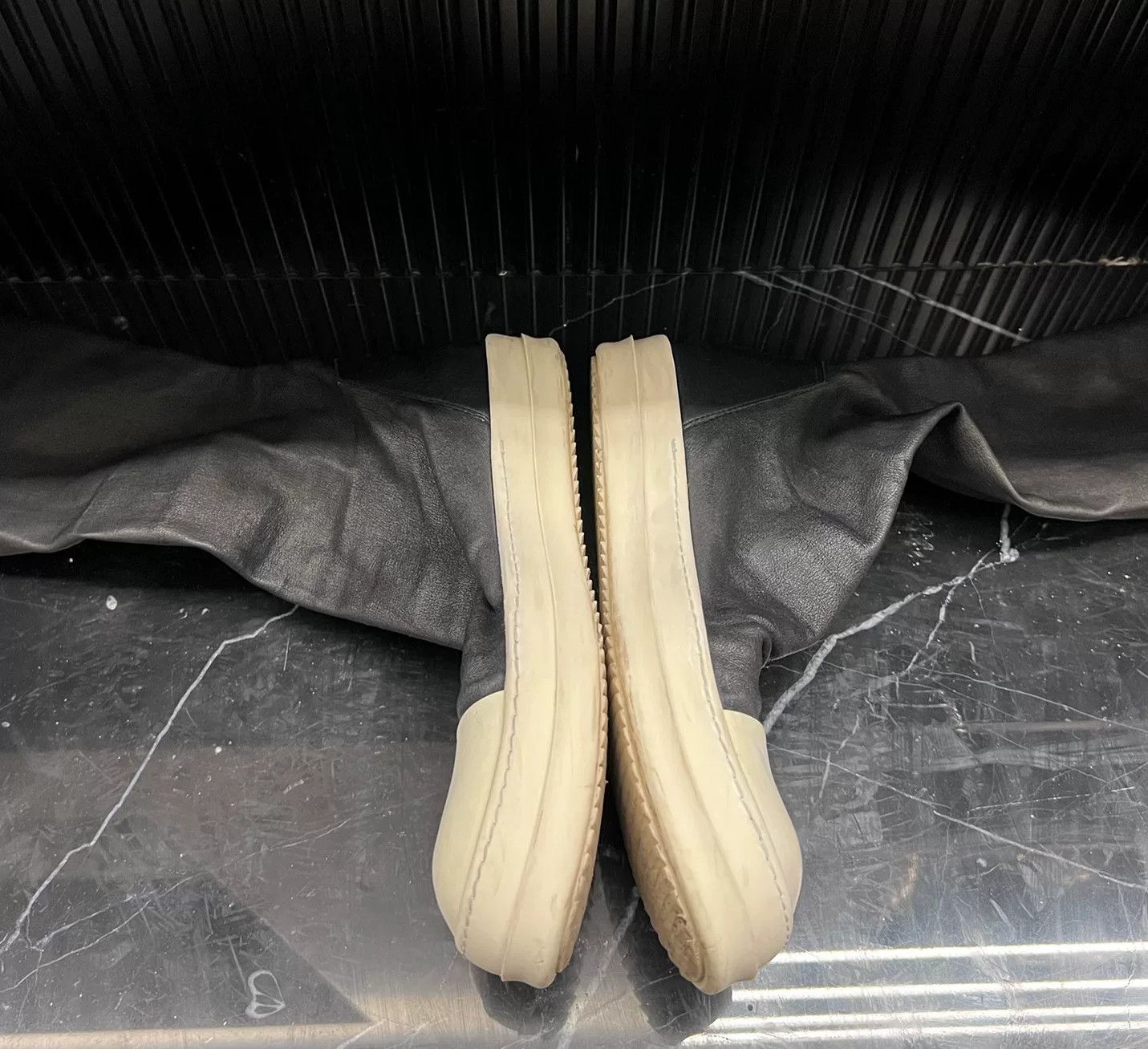 Rick Owens rick owens high top lambskin boots Size US 10 / EU 43 - 3 Thumbnail