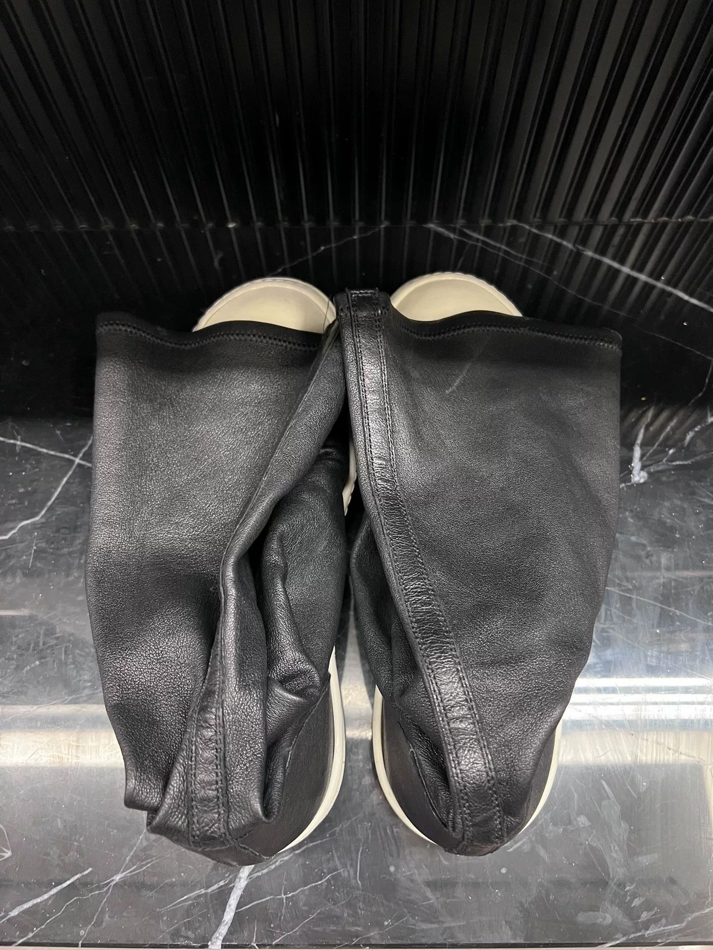 Rick Owens rick owens high top lambskin boots Size US 10 / EU 43 - 5 Thumbnail