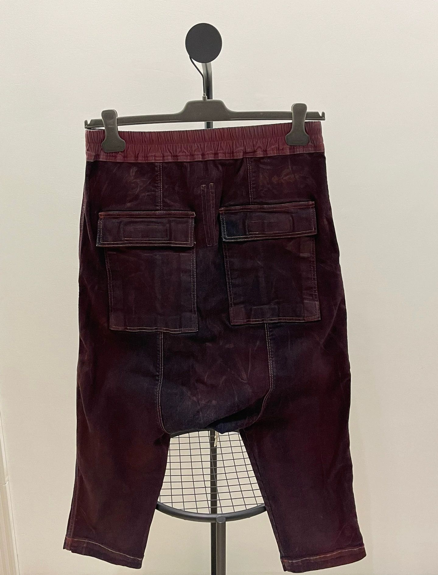Rick Owens rick owens coated denim pants in grape purple Size US 27 - 3 Thumbnail