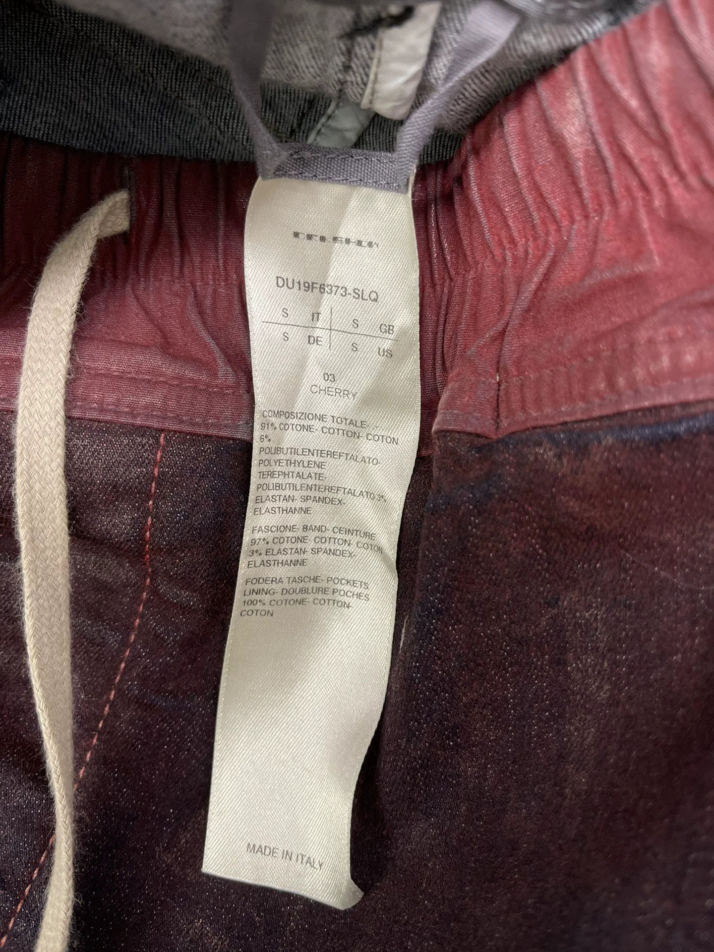 Rick Owens rick owens coated denim pants in grape purple Size US 27 - 4 Thumbnail