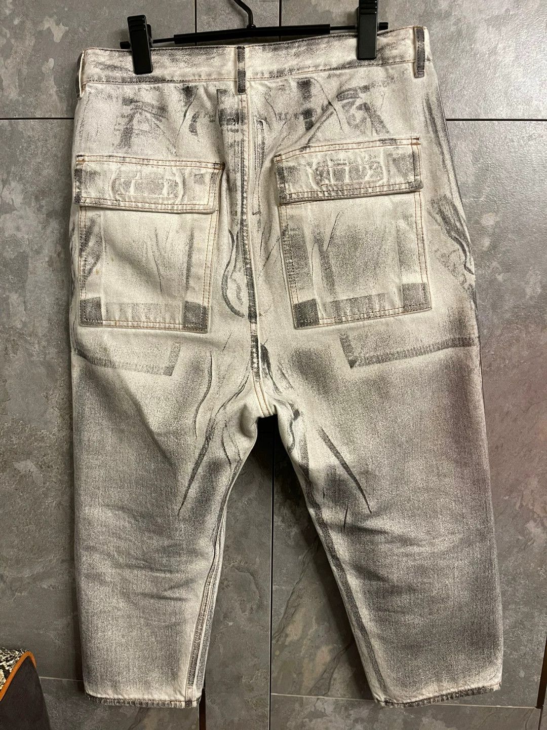 Rick Owens Drkshdw rick owens drkshdw zebra print long pants Size US 32 / EU 48 - 3 Thumbnail