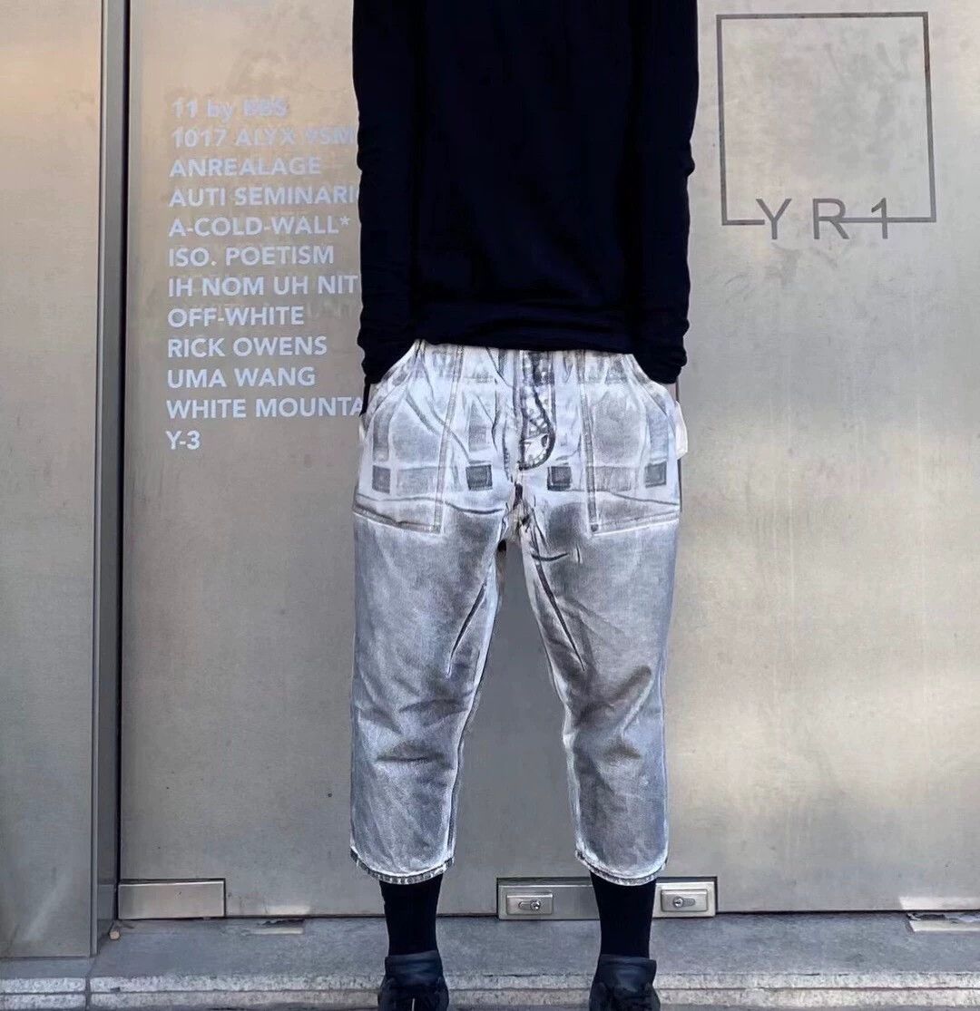 Rick Owens Drkshdw rick owens drkshdw zebra print long pants Size US 32 / EU 48 - 6 Thumbnail