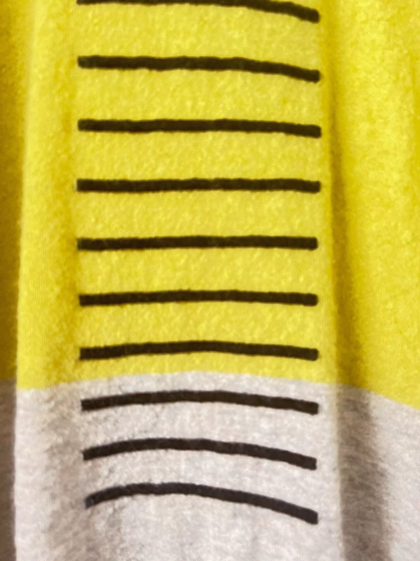 Rick Owens yellow striped oversized sweater Size ONE SIZE - 2 Thumbnail
