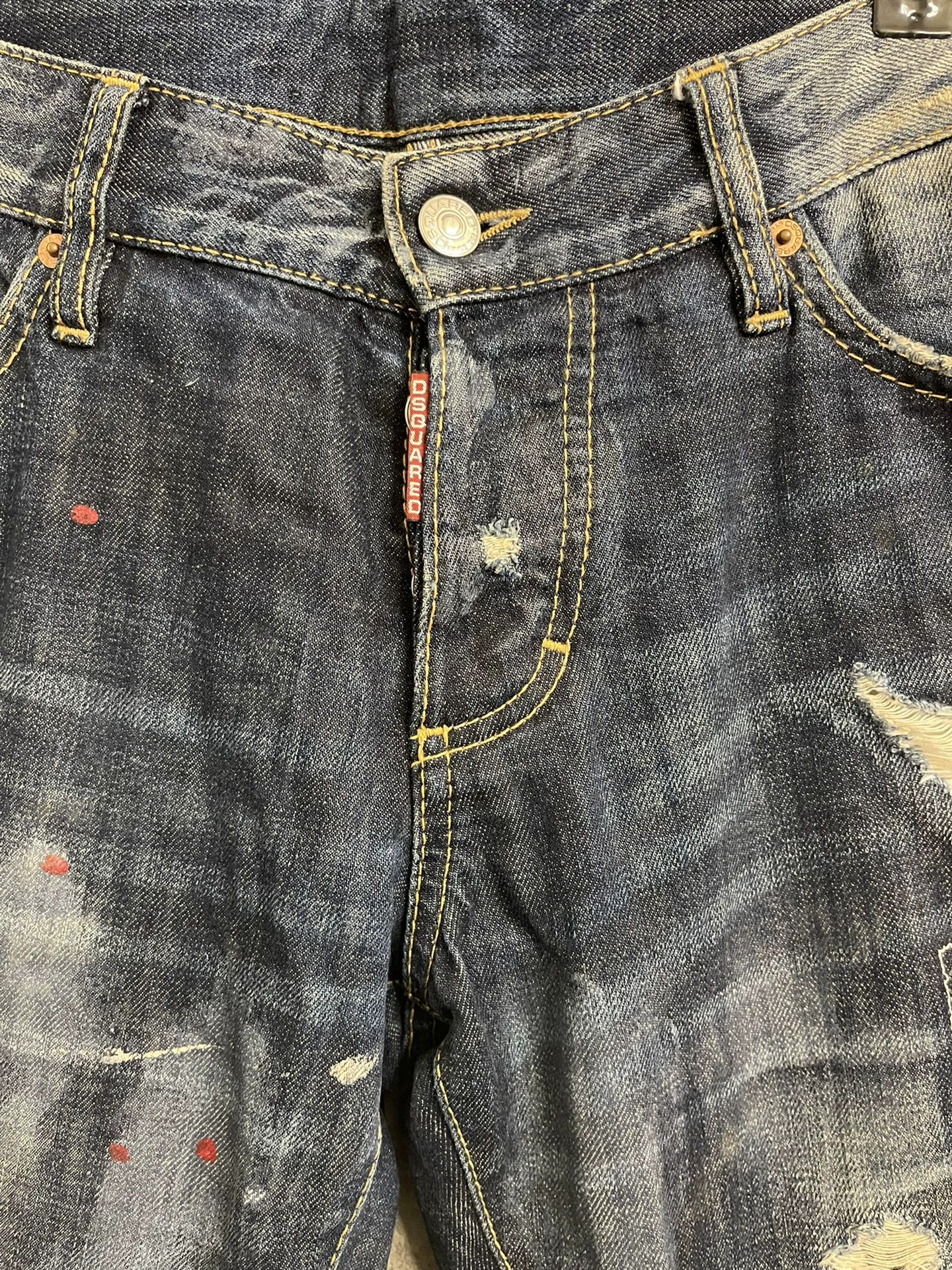 Dsquared2 distressed dsquared2 denim jeans for men Size US 26 / EU 42 - 2 Thumbnail