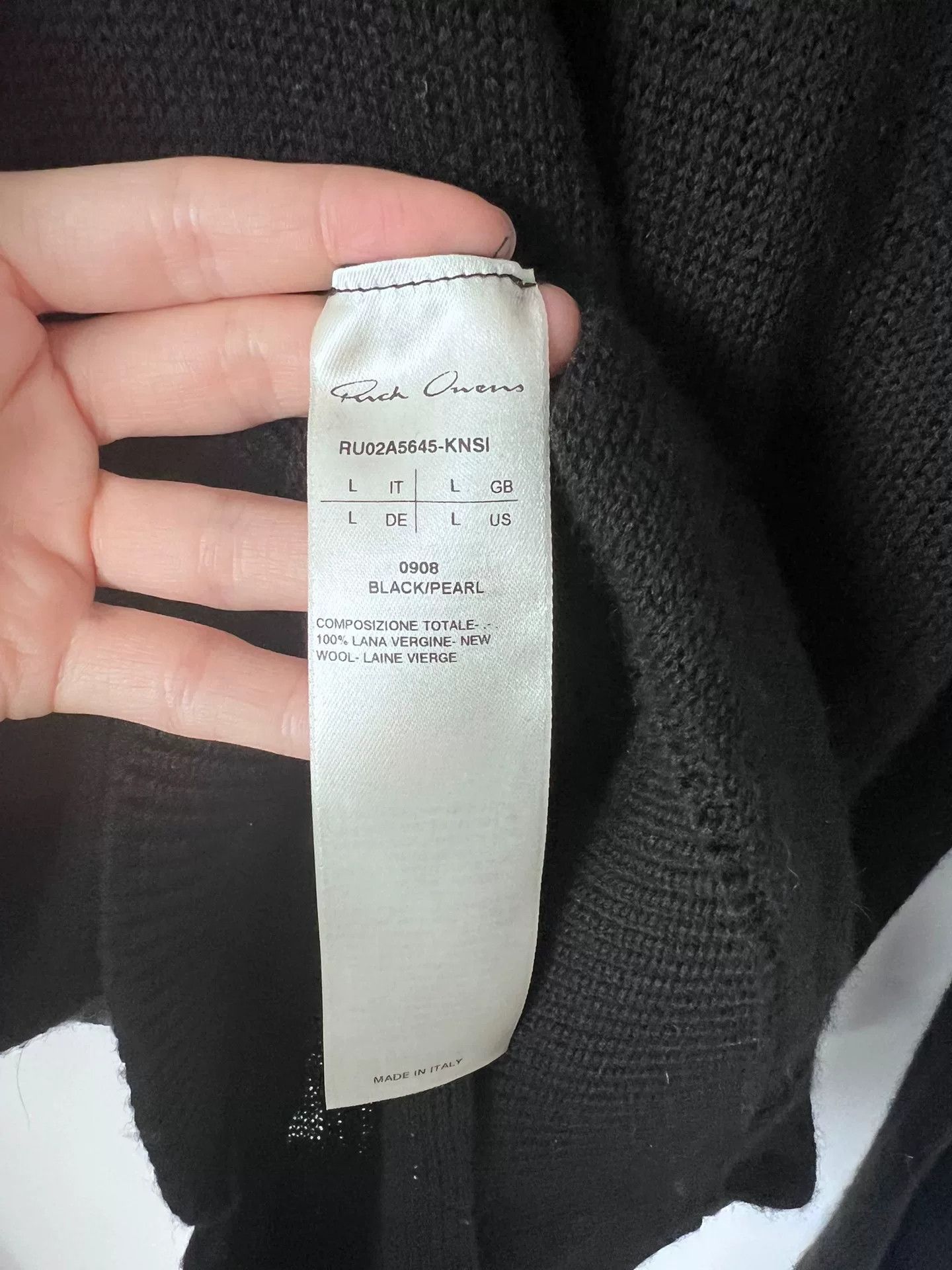 Rick Owens versatile rick owens knit long sleeve top Size US L / EU 52-54 / 3 - 4 Thumbnail