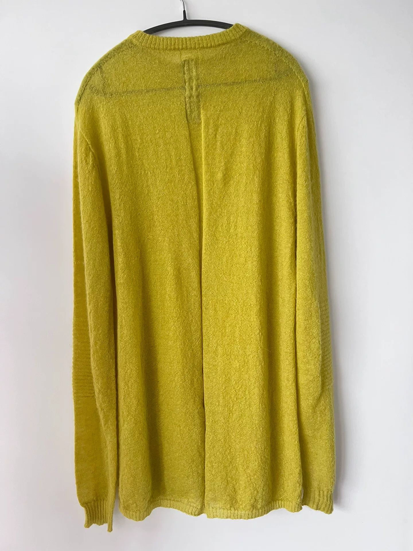 Rick Owens rick owens yellow knitted sweater top Size ONE SIZE - 3 Thumbnail