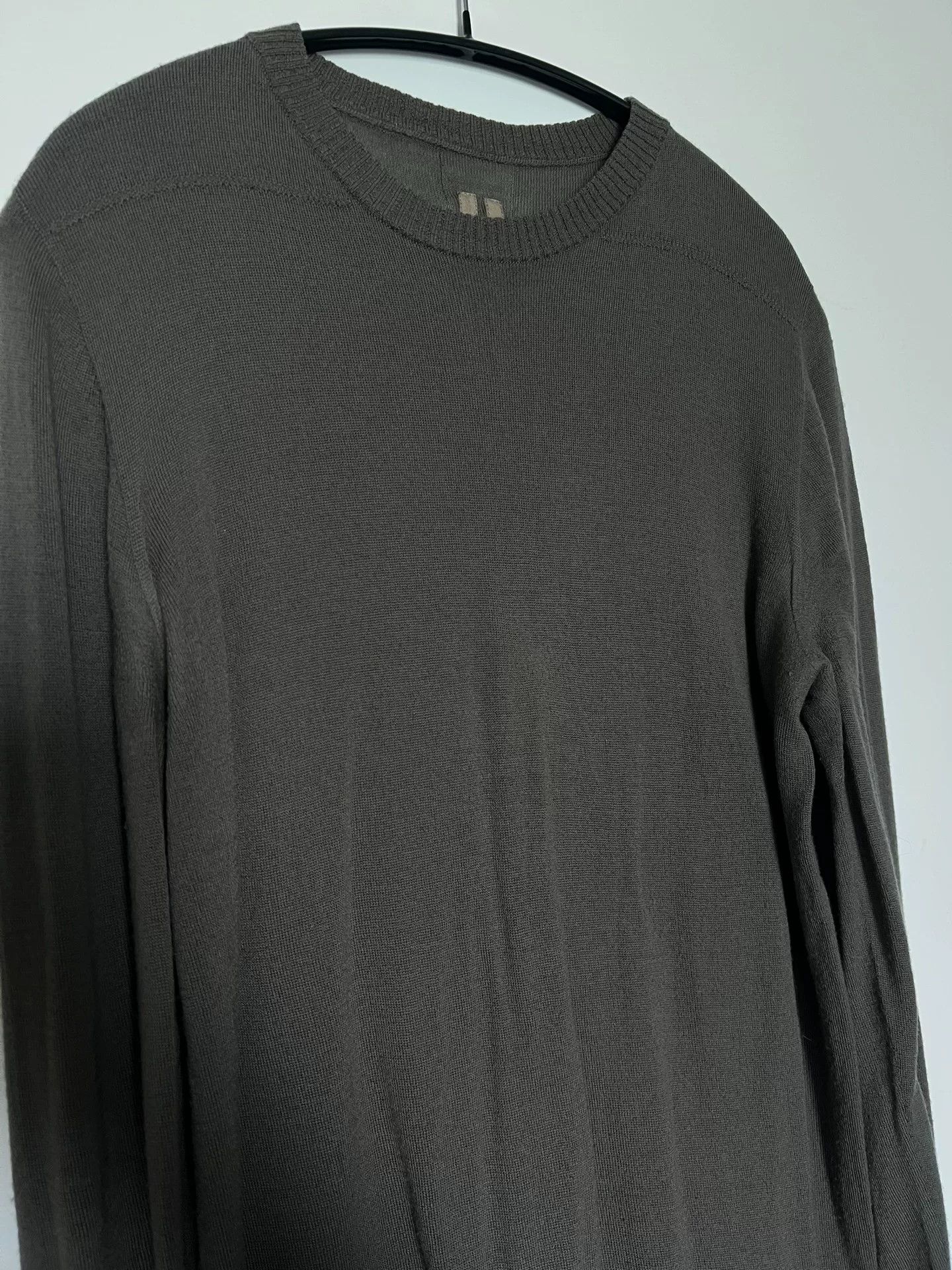Rick Owens classic long sleeve knit t-shirt by rick owens Size US L / EU 52-54 / 3 - 2 Thumbnail