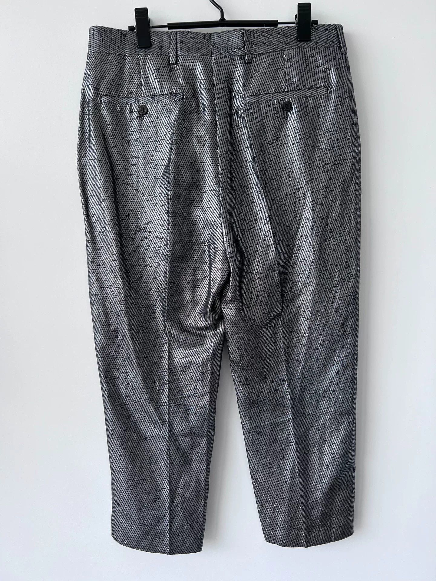 Rick Owens stylish silver cropped pants by rick owens Size US 27 - 3 Thumbnail