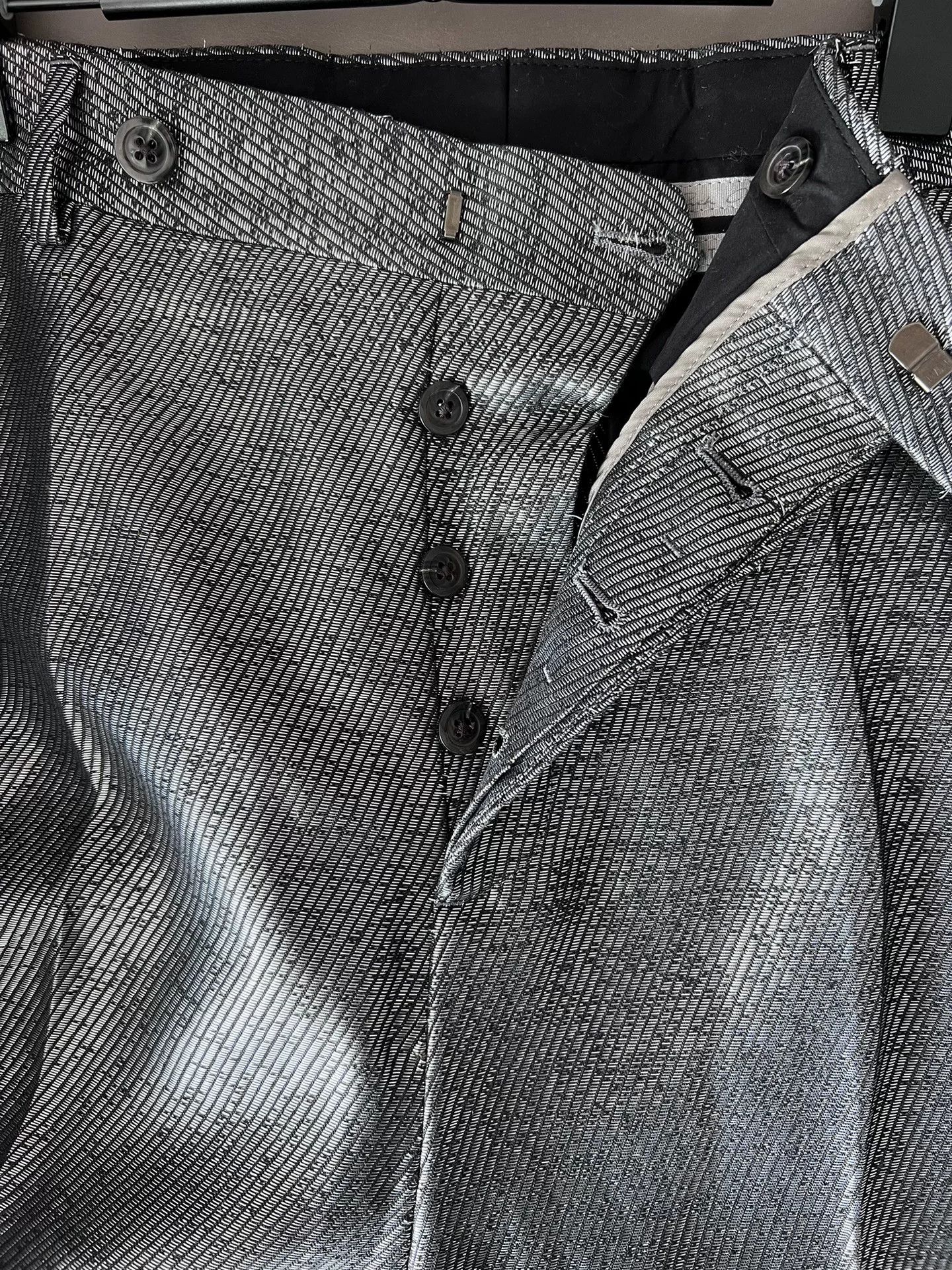 Rick Owens stylish silver cropped pants by rick owens Size US 27 - 5 Thumbnail