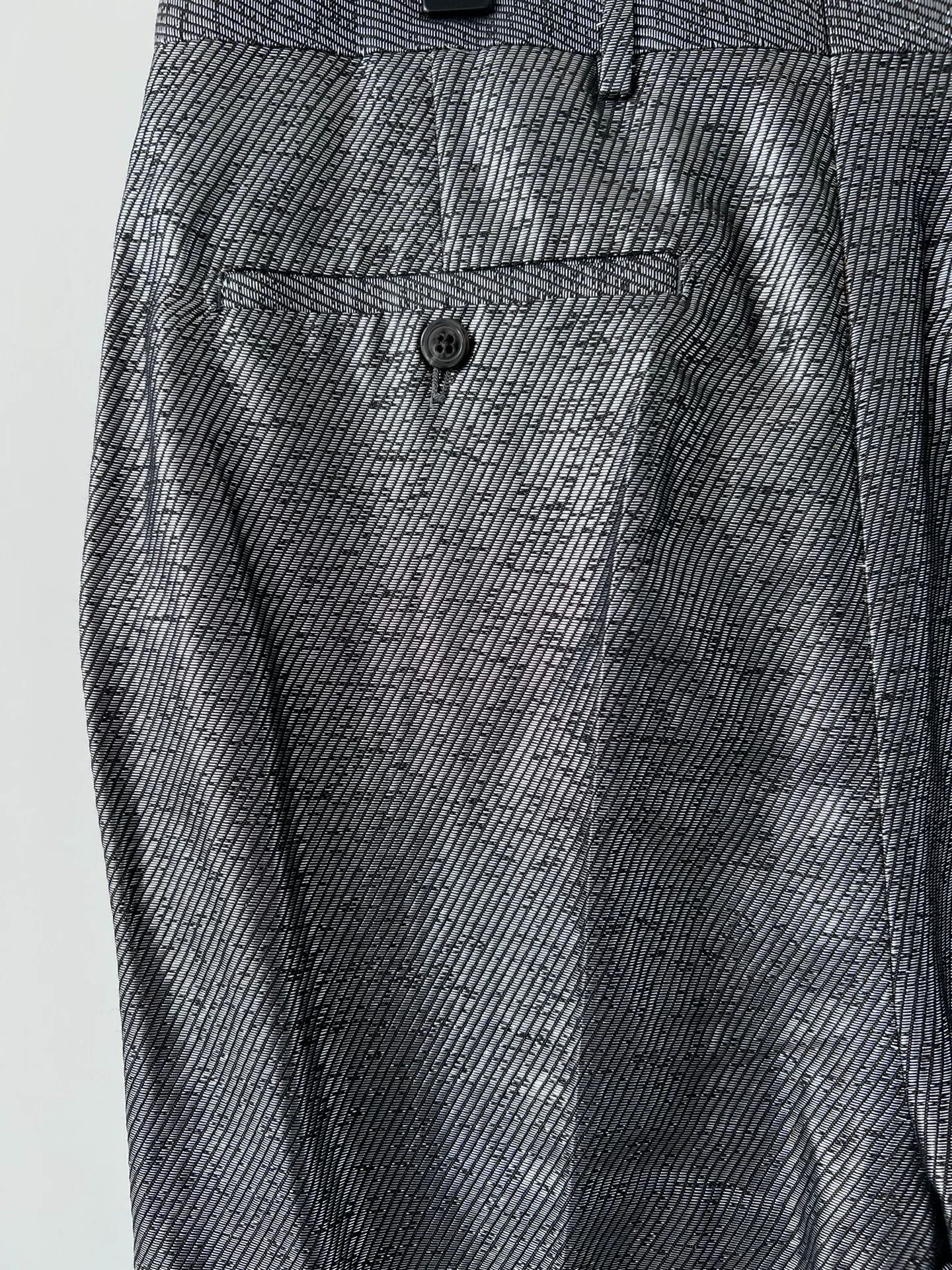 Rick Owens stylish silver cropped pants by rick owens Size US 27 - 4 Thumbnail