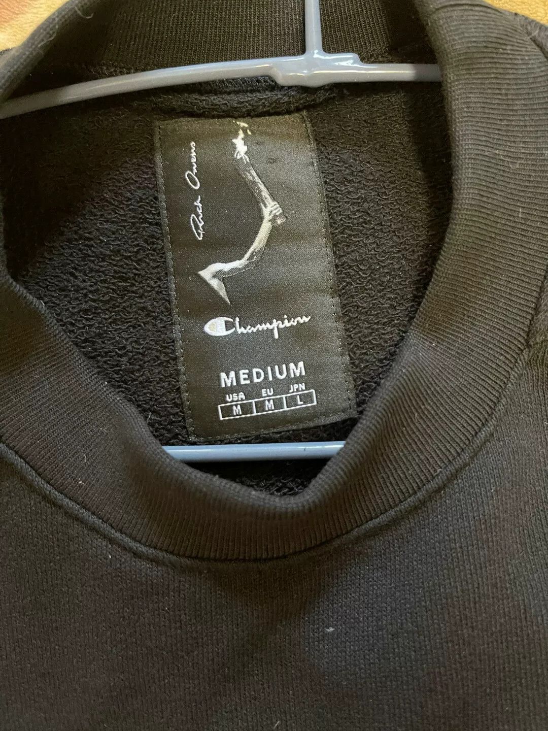 Rick Owens Rick Owens X Champion Embroidered Pullover Sweatshirt Size US M / EU 48-50 / 2 - 6 Thumbnail