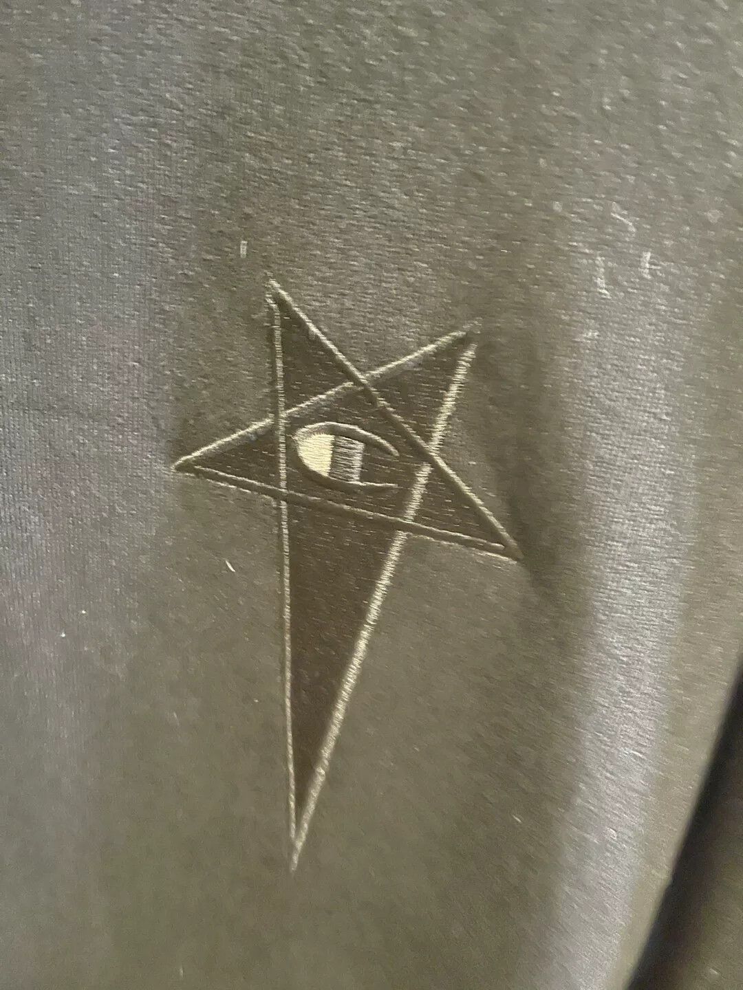 Rick Owens Rick Owens X Champion Embroidered Pullover Sweatshirt Size US M / EU 48-50 / 2 - 2 Thumbnail