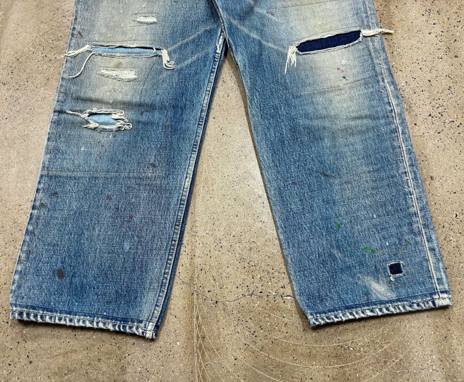 Visvim visvim ict hakama pants crash denim Size US 31 - 5 Thumbnail