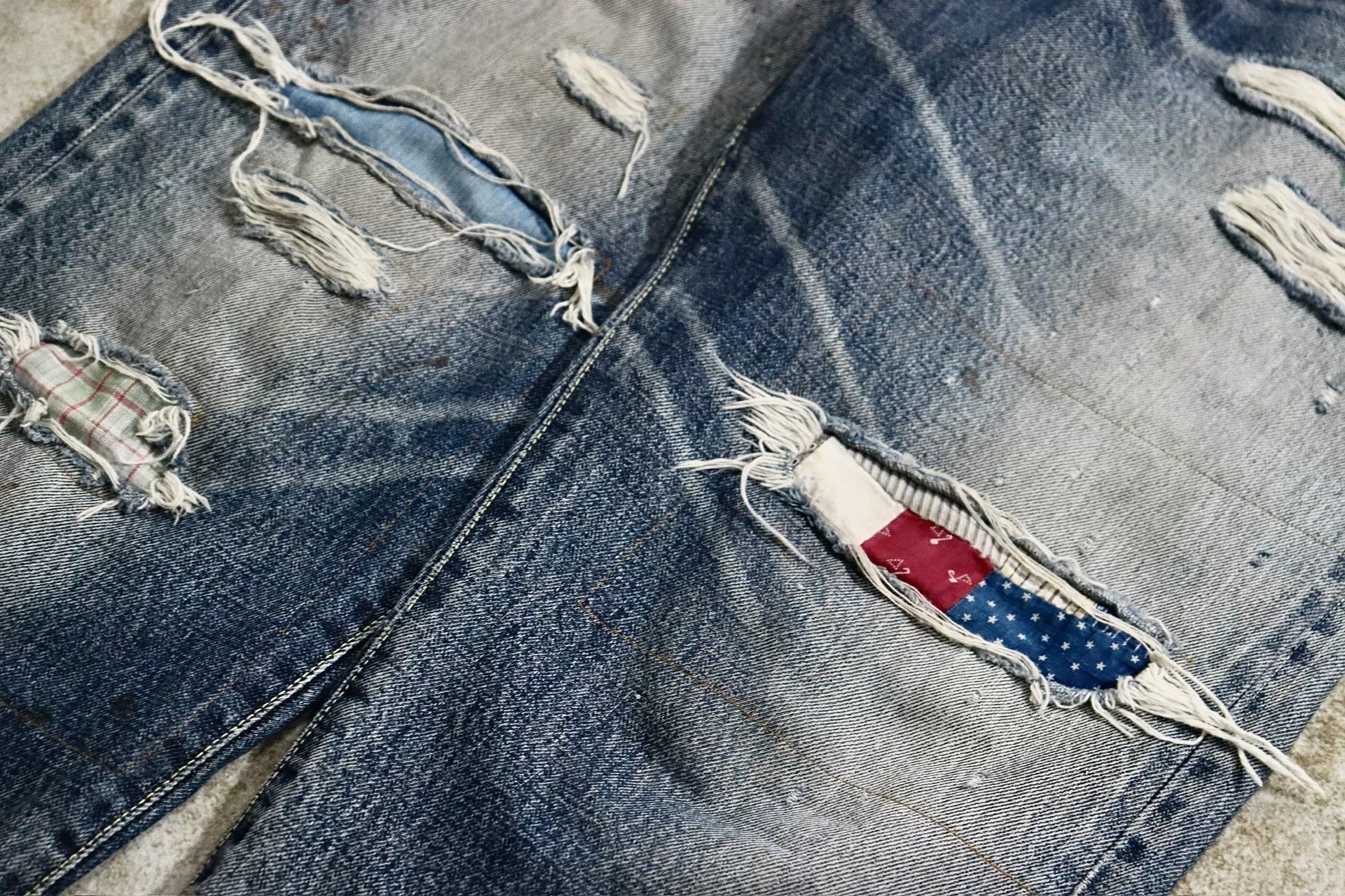 Visvim Visvim Journeyman Tacked Crash Denim Pants Size US 34 / EU 50 - 5 Thumbnail
