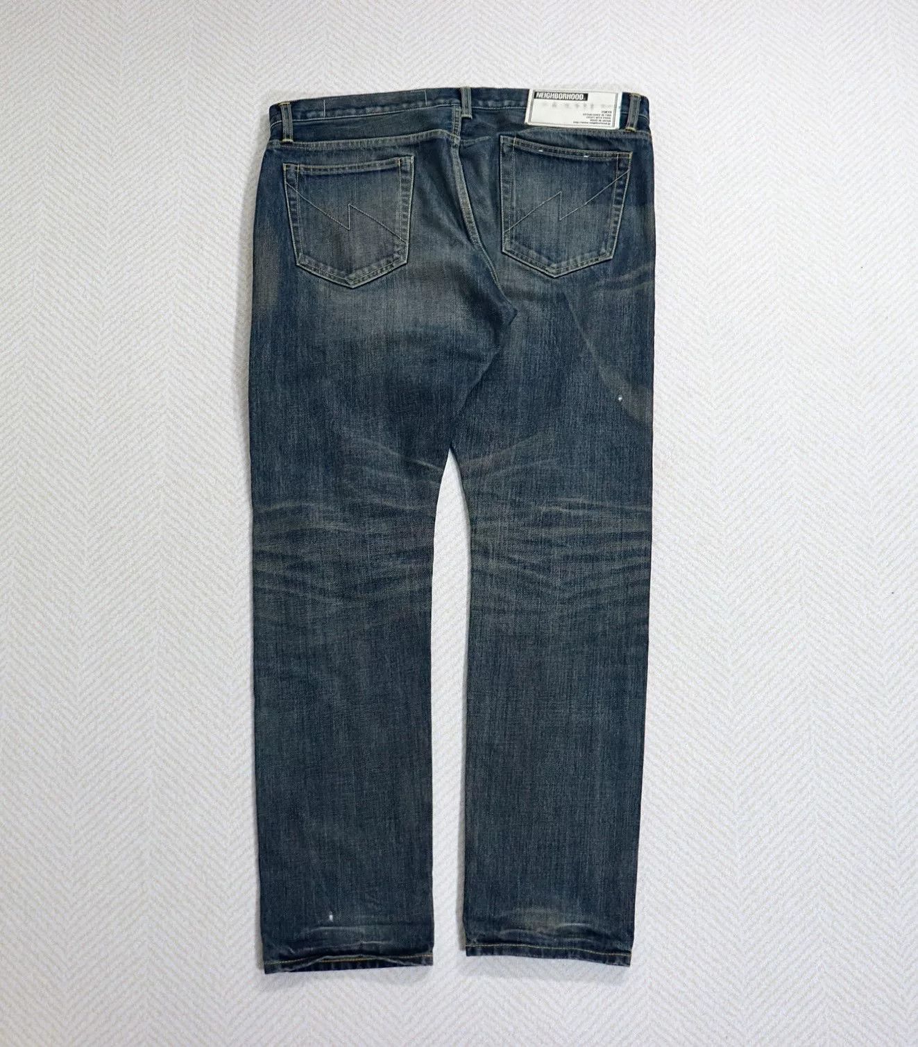 Neighborhood nbhd washed denim narrow jeans in xl Size US 31 - 2 Thumbnail