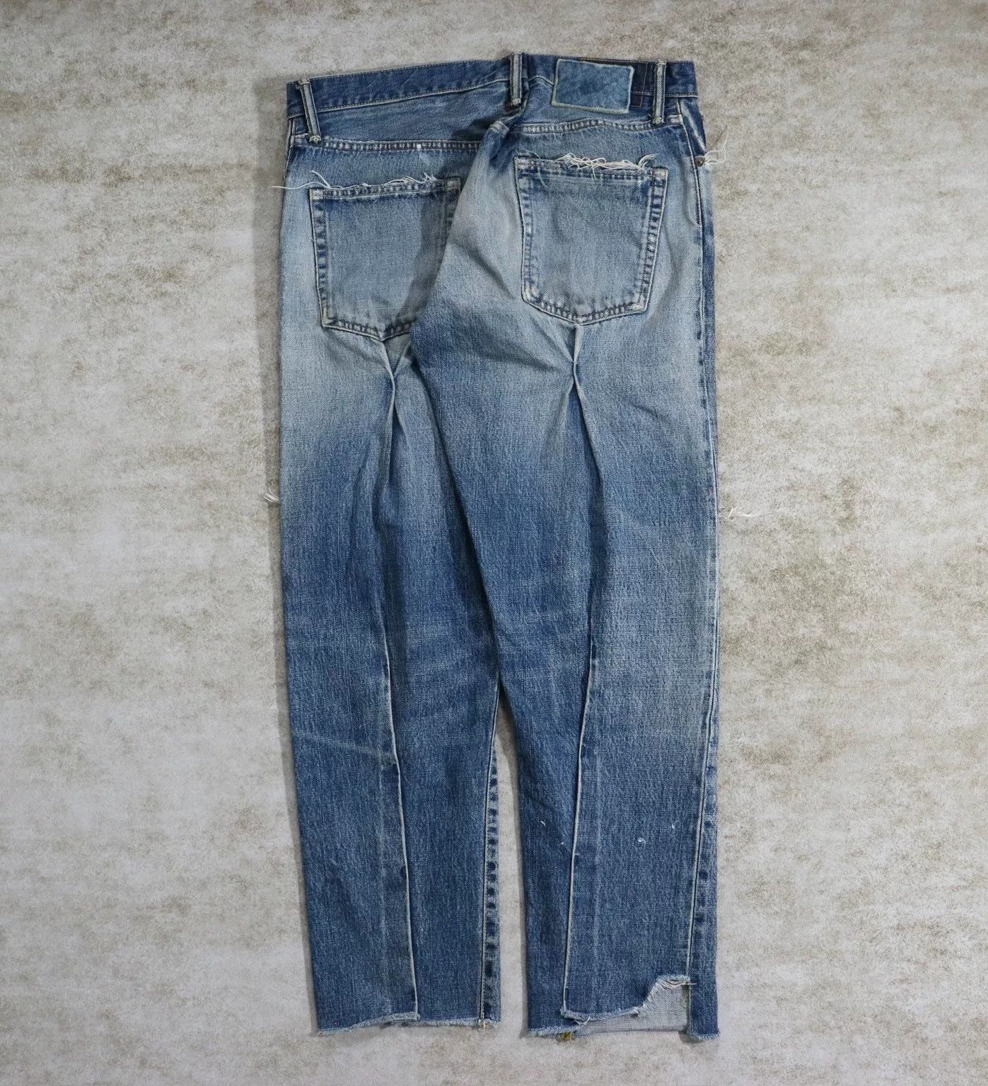 Visvim visvim 19aw journeyman tacked crash jeans Size US 34 / EU 50 - 2 Thumbnail