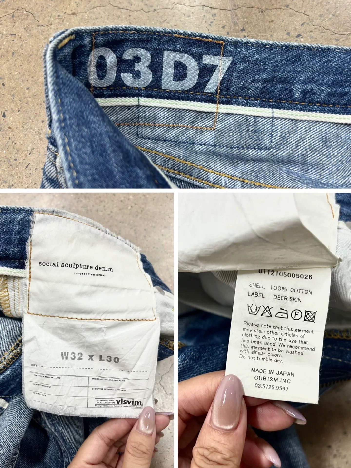 Visvim vintage visvim social sculpture damaged denim pants Size US 32 / EU 48 - 9 Thumbnail