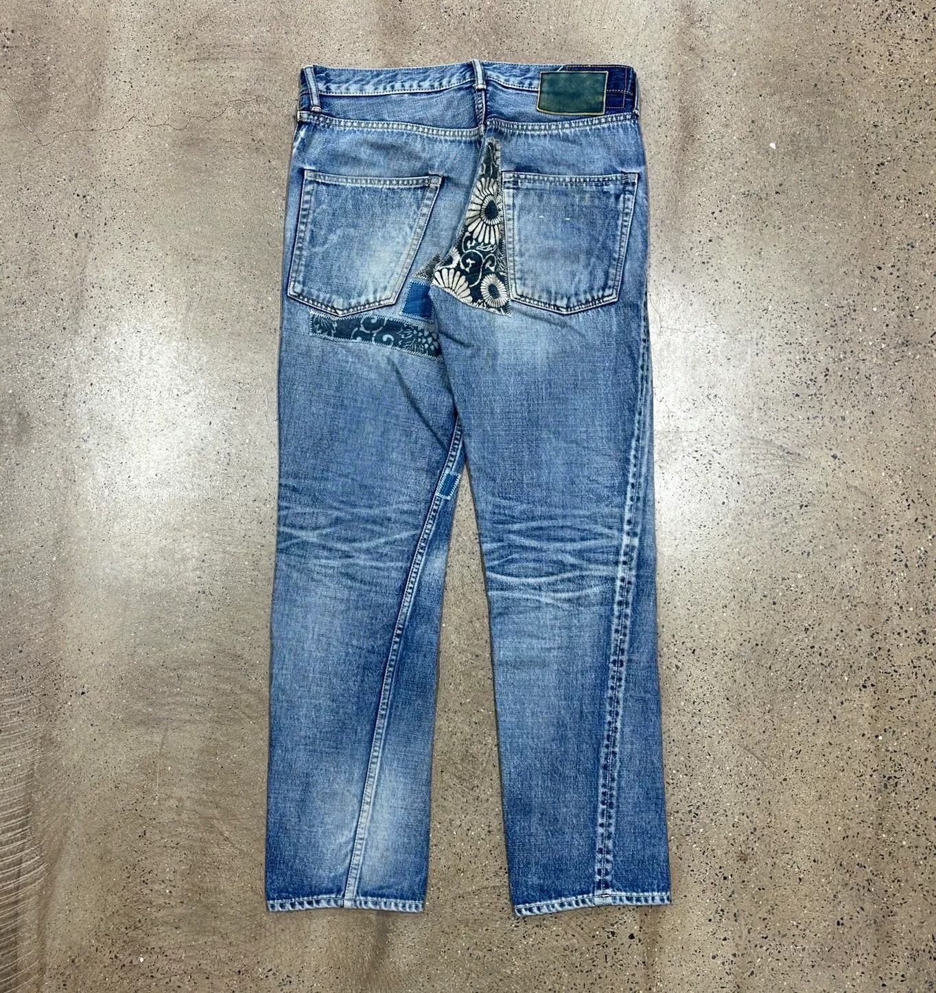 Visvim vintage visvim social sculpture damaged denim pants Size US 32 / EU 48 - 2 Thumbnail