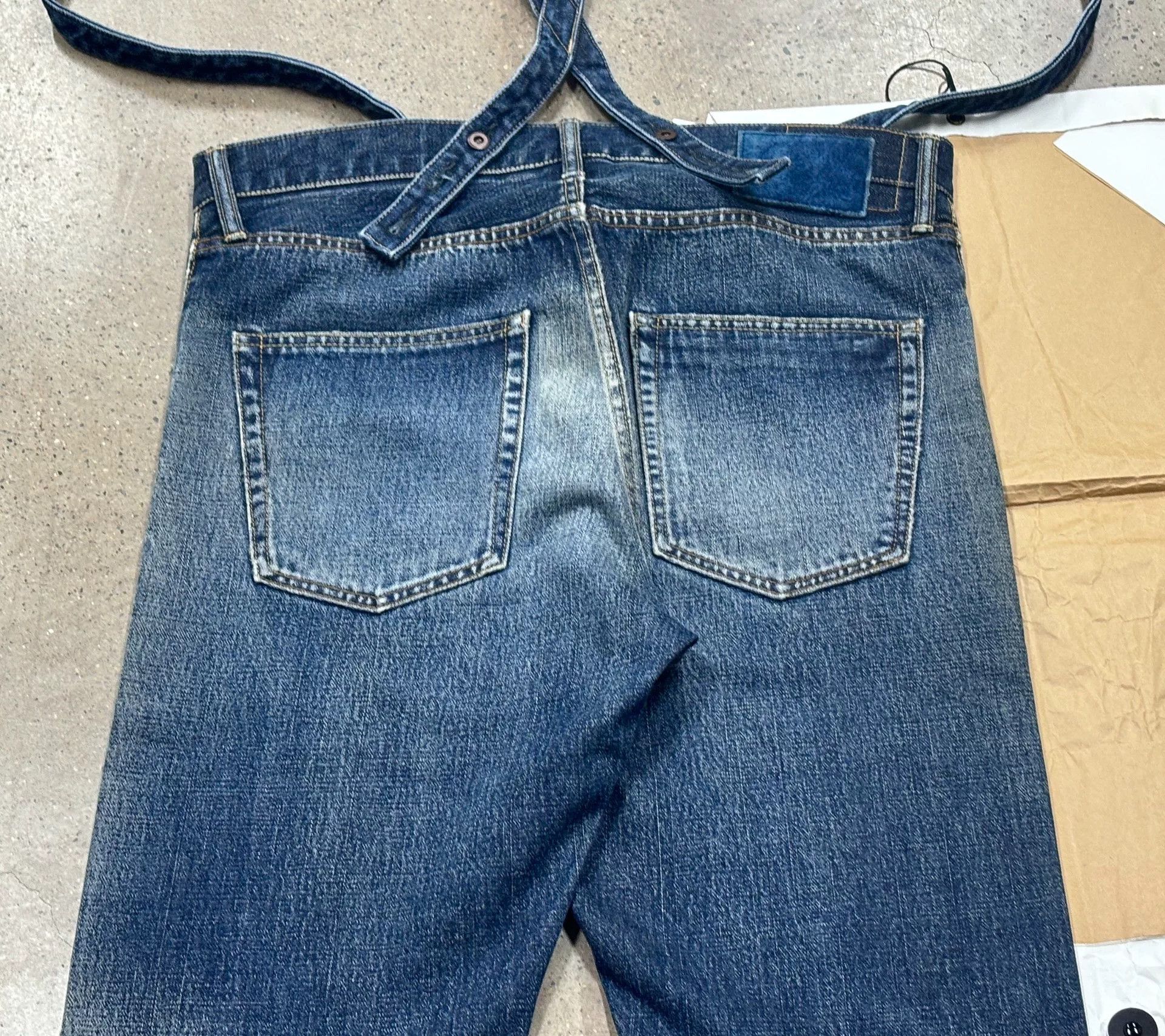 Visvim visvim social sculpture damaged denim overalls Size US 30 / EU 46 - 8 Thumbnail