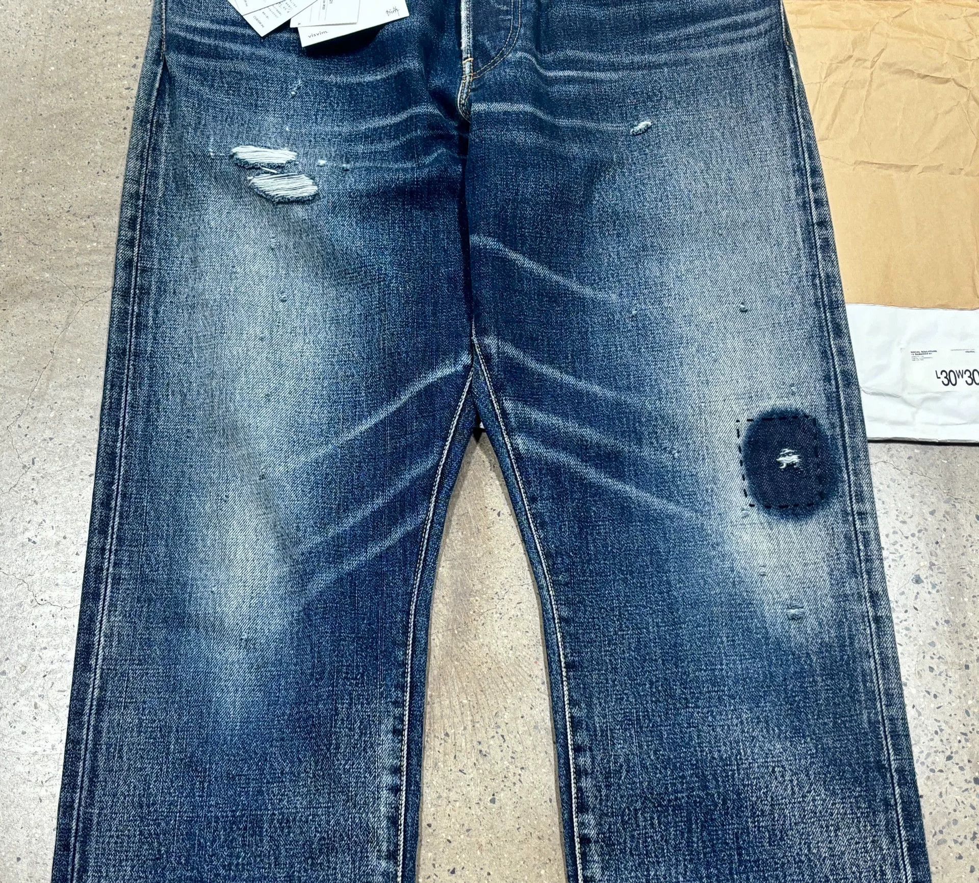Visvim visvim social sculpture damaged denim overalls Size US 30 / EU 46 - 5 Thumbnail