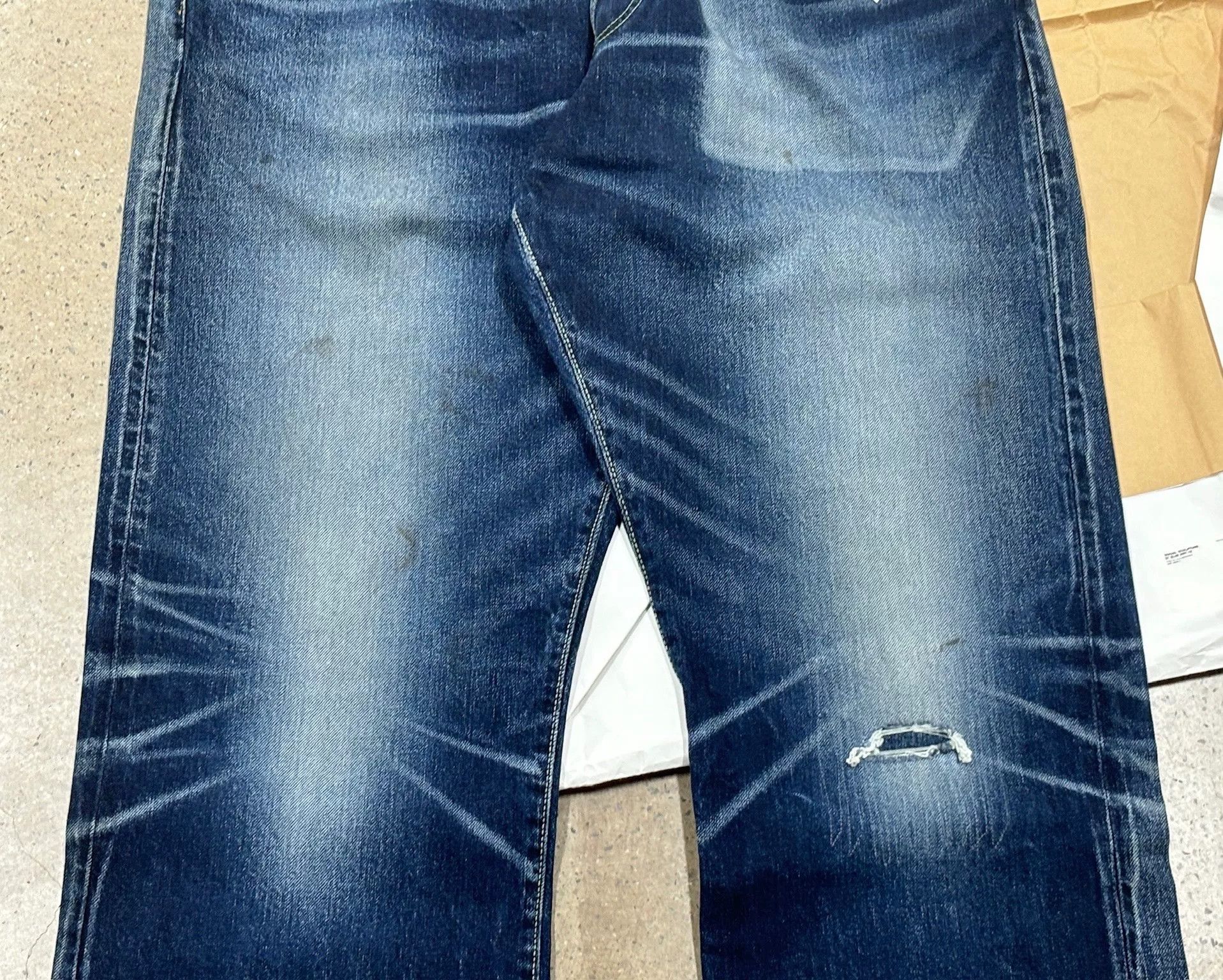 Visvim Visvim Dry18 Social Sculpture 01.2 Denim Pants Size US 31 - 4 Thumbnail