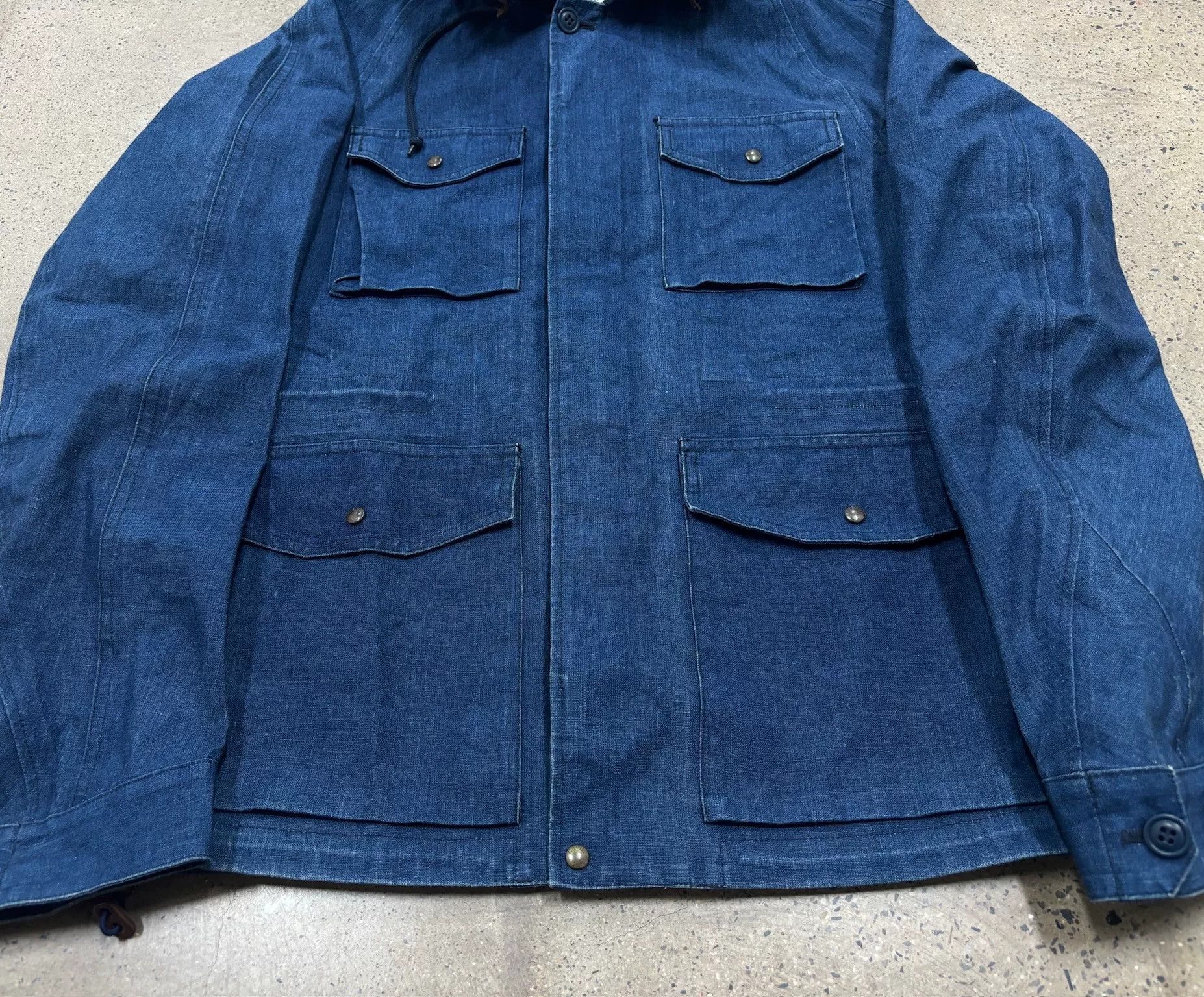 Visvim visvim p.f.d gore-tex indigo jacket Size US L / EU 52-54 / 3 - 7 Thumbnail