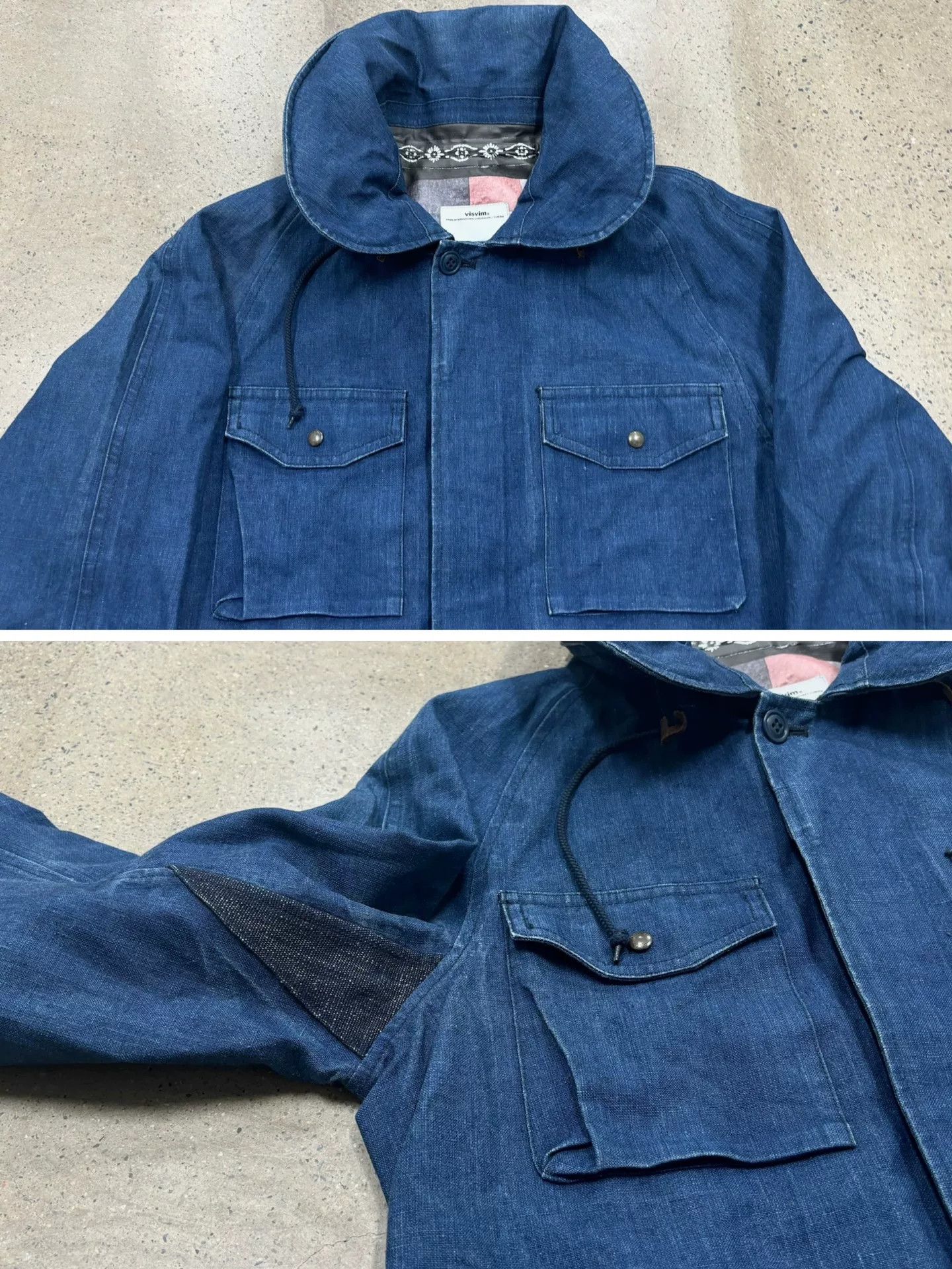Visvim visvim p.f.d gore-tex indigo jacket Size US L / EU 52-54 / 3 - 6 Thumbnail