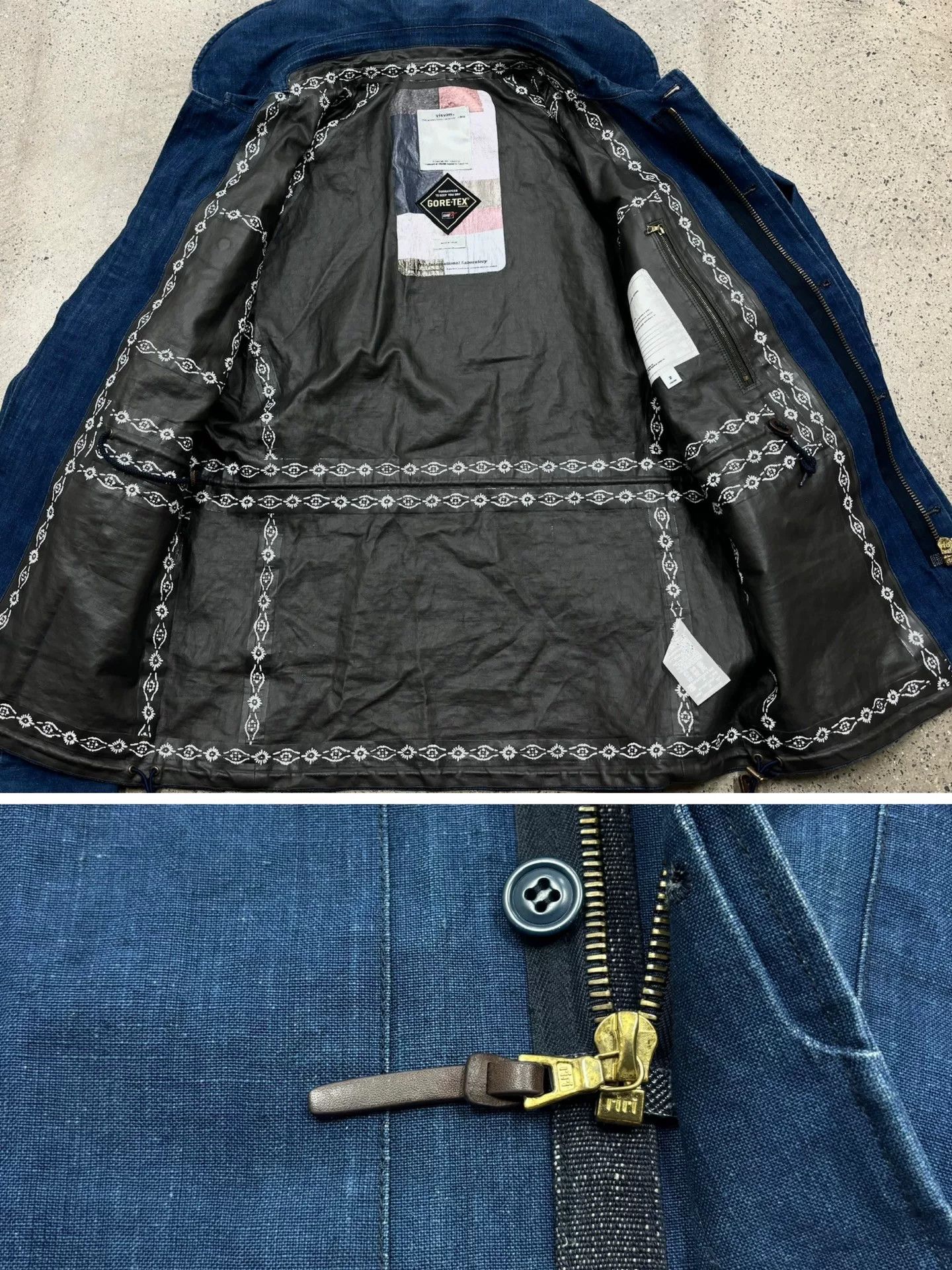 Visvim visvim p.f.d gore-tex indigo jacket Size US L / EU 52-54 / 3 - 4 Thumbnail