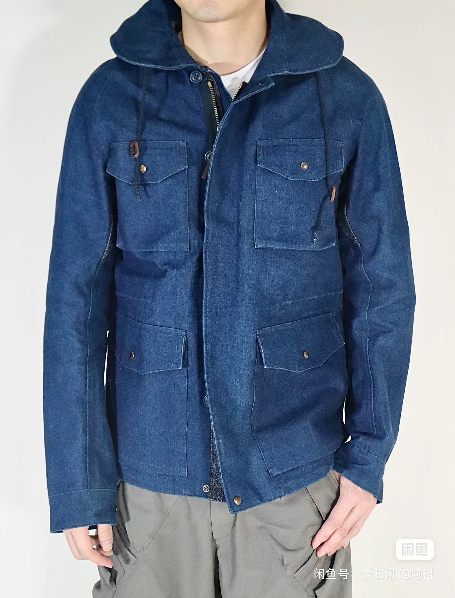 Visvim visvim p.f.d gore-tex indigo jacket Size US L / EU 52-54 / 3 - 5 Thumbnail