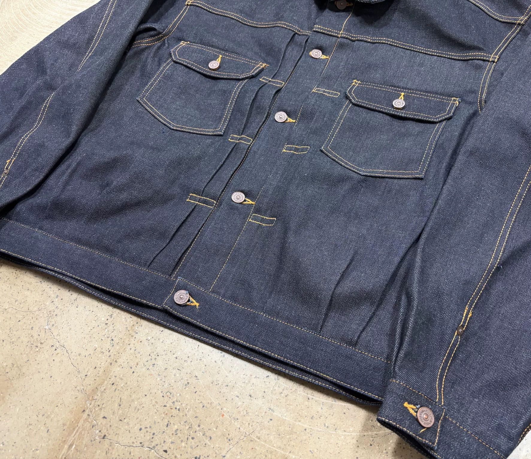 Visvim Visvim 24aw 101xx Unwashed Denim Jacket Size US XXL / EU 58 / 5 - 5 Thumbnail