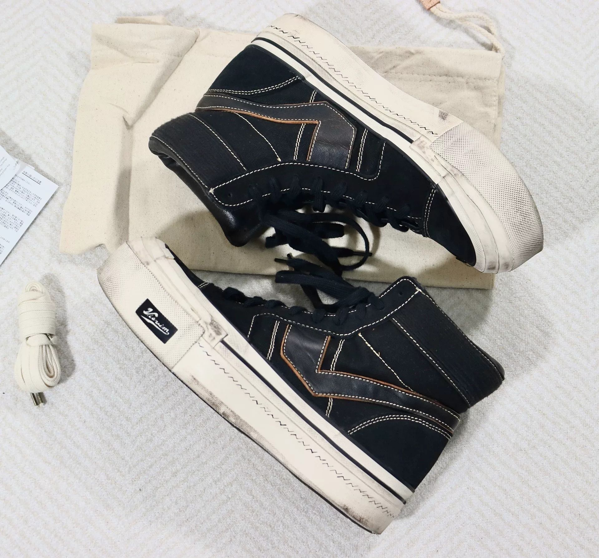 Visvim visvim zephyr hi black platform sneakers Size US 10 / EU 43 - 7 Thumbnail