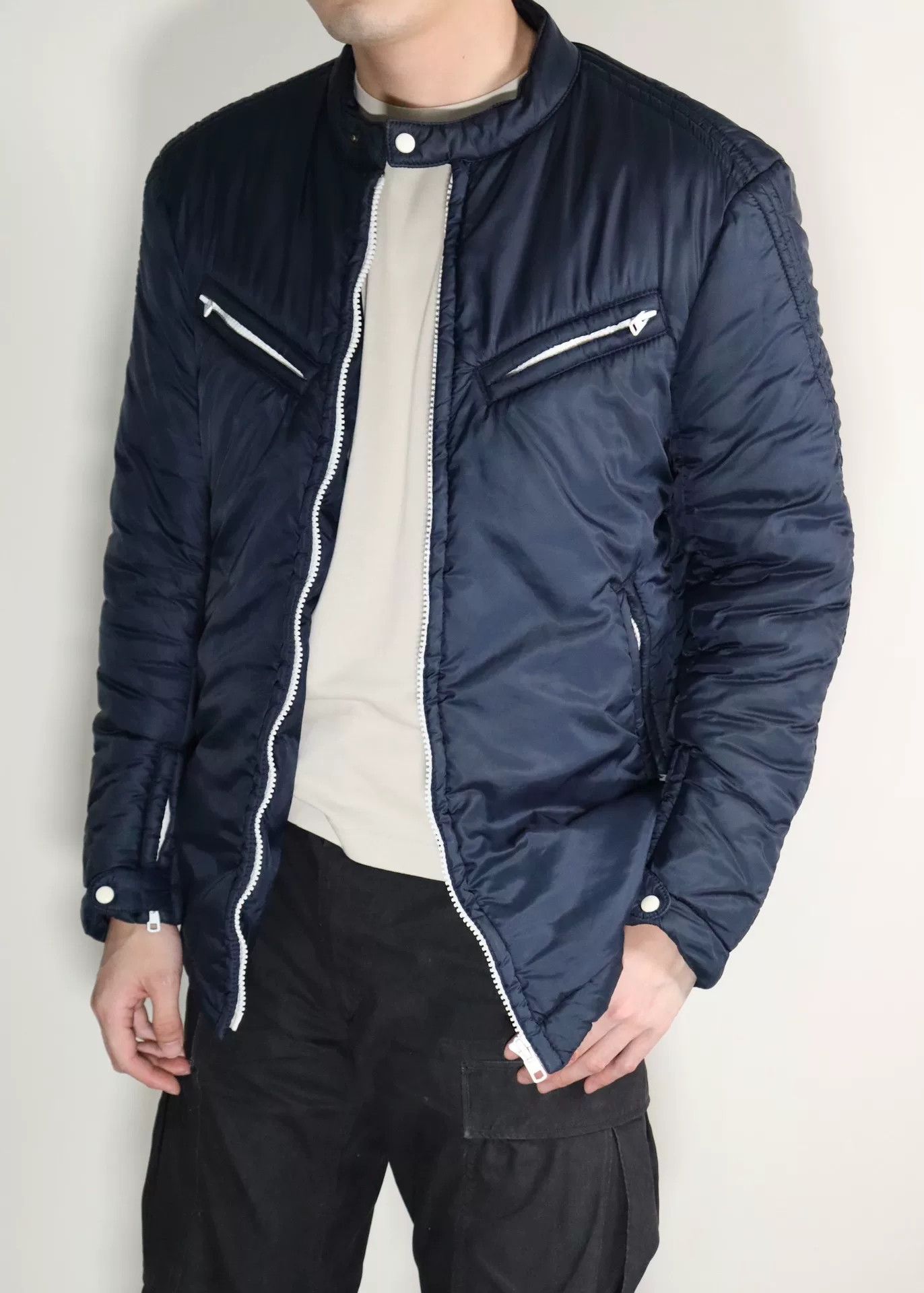 Maison Margiela Maison Margiela Cotton Motorcycle Jacket, Size L Size US L / EU 52-54 / 3 - 2 Thumbnail