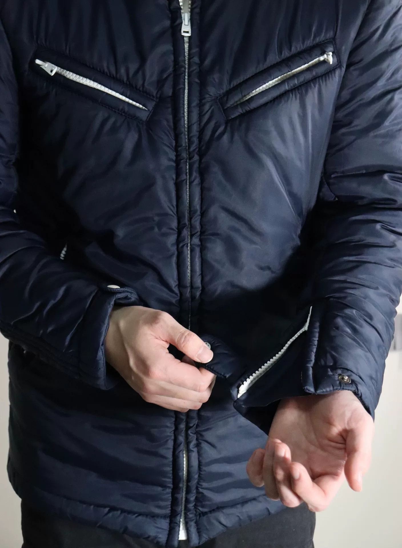 Maison Margiela Maison Margiela Cotton Motorcycle Jacket, Size L Size US L / EU 52-54 / 3 - 3 Thumbnail