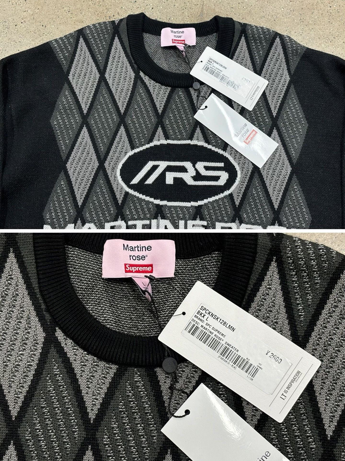 Martine Rose supreme x martine rose knitted sweater Size US L / EU 52-54 / 3 - 5 Thumbnail