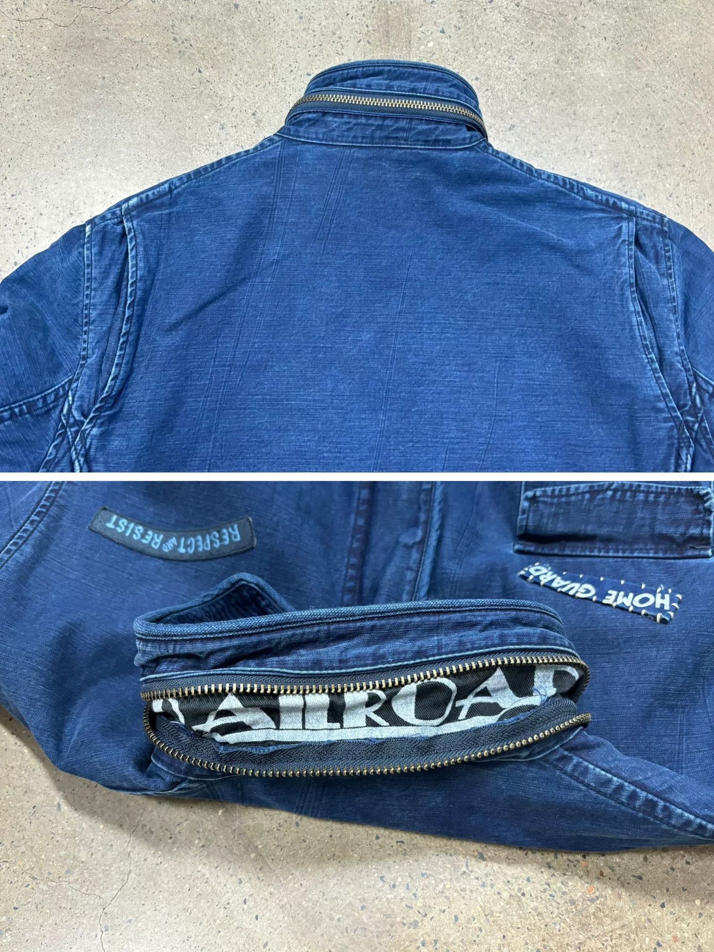 Porter Classic porter classic military coat blue dye patches Size US S / EU 44-46 / 1 - 8 Thumbnail