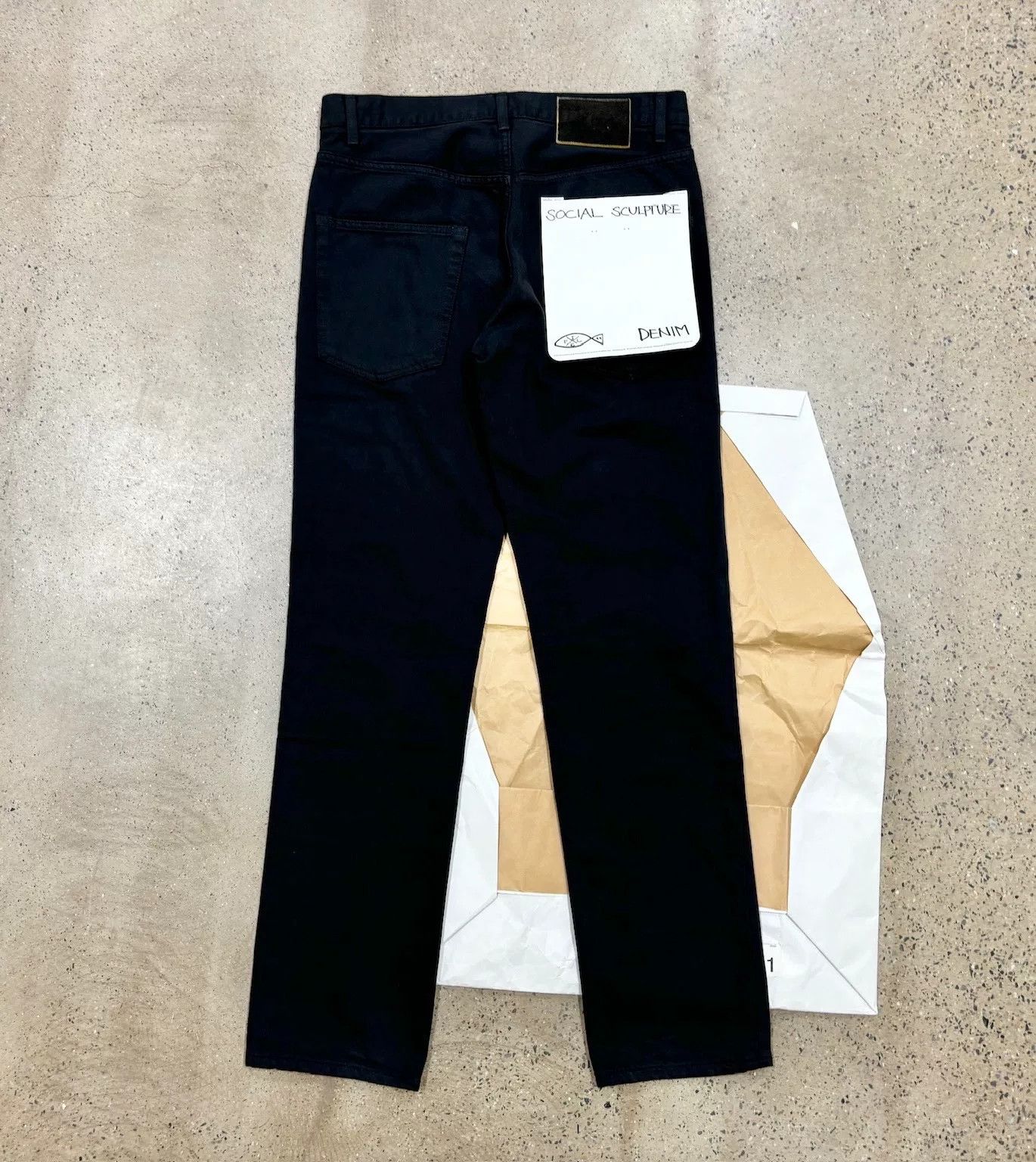 Visvim Visvim Overdye Social Sculpture Jeans Black Size US 31 - 2 Thumbnail