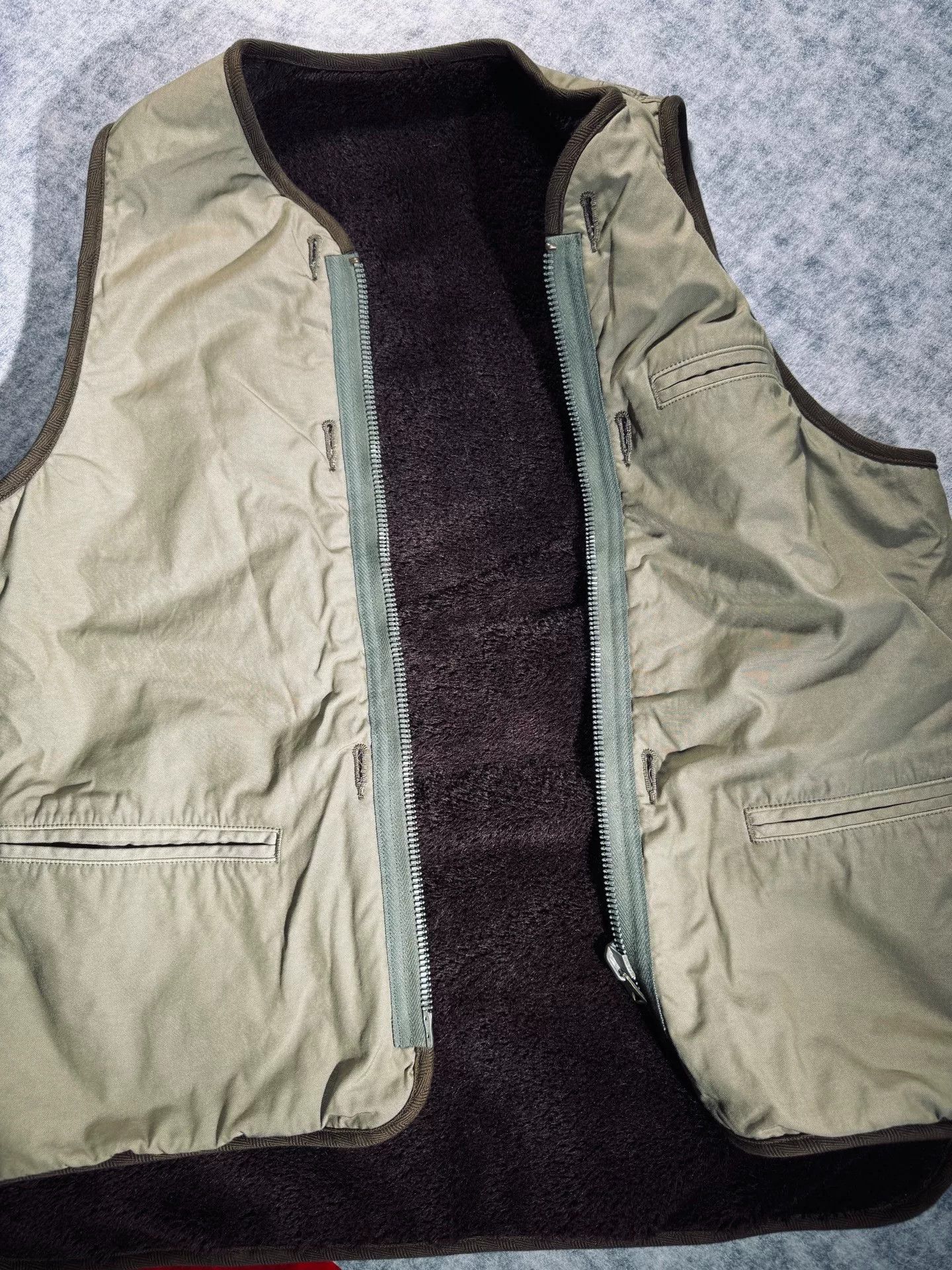 Visvim visvim double-sided liner vest in iris Size US M / EU 48-50 / 2 - 6 Thumbnail