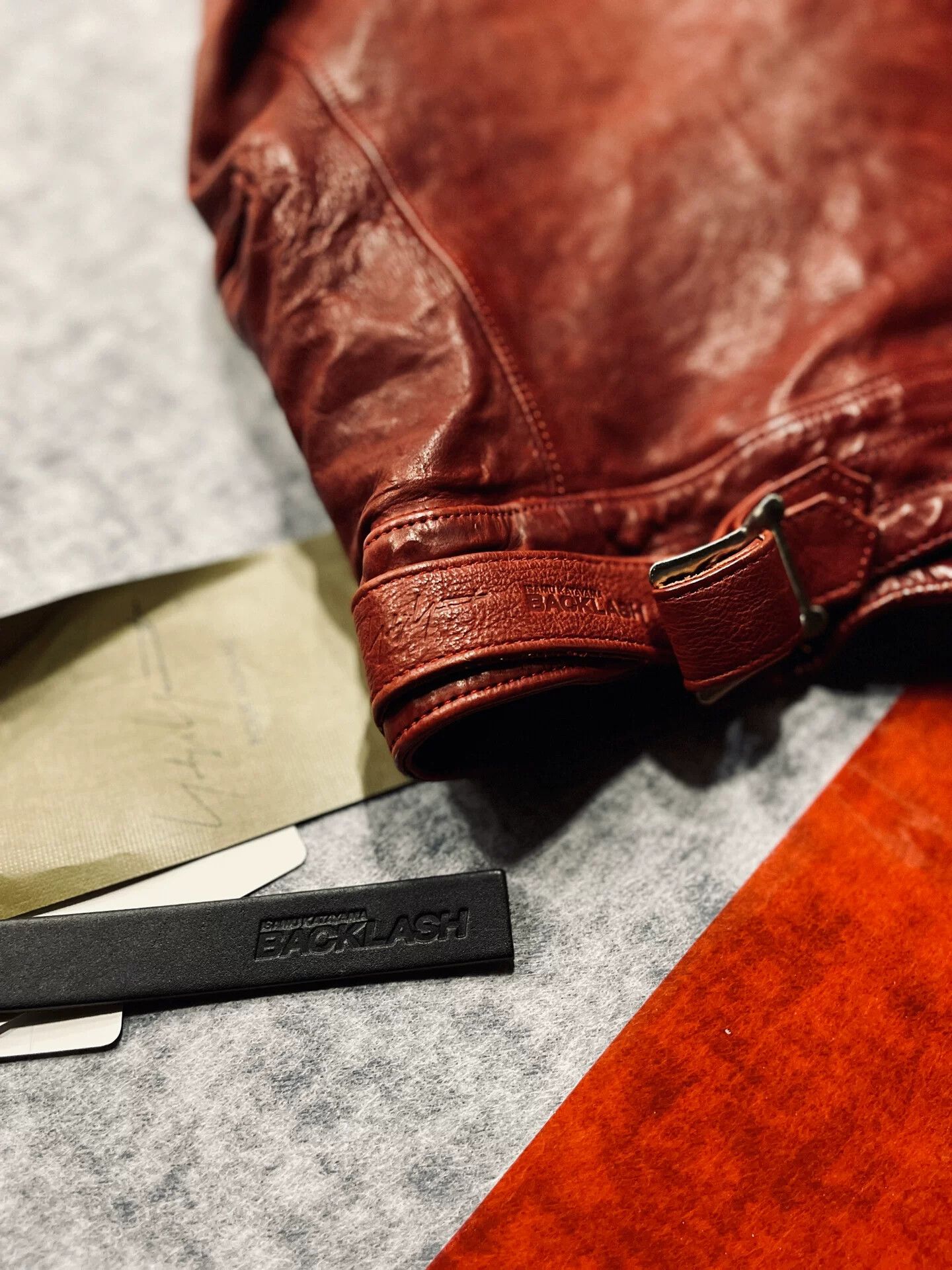Yohji Yamamoto yohji yamamoto red leather biker jacket Size US M / EU 48-50 / 2 - 4 Thumbnail