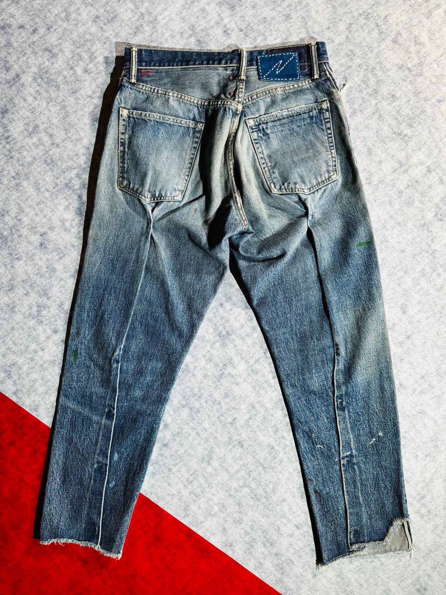 Visvim visvim journeyman tacked crash denim pants Size US 28 / EU 44 - 2 Thumbnail