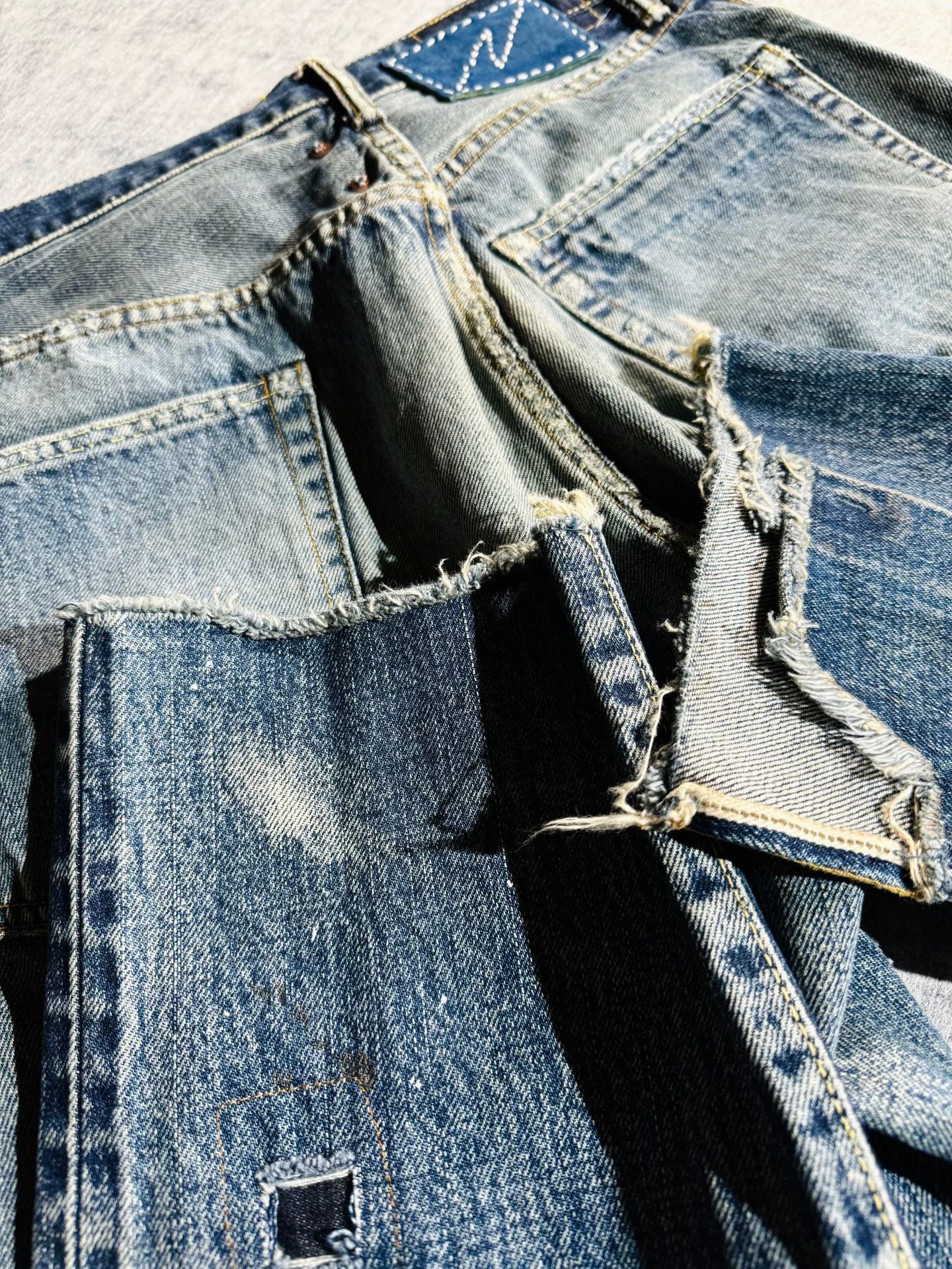 Visvim visvim journeyman tacked crash denim pants Size US 28 / EU 44 - 7 Thumbnail