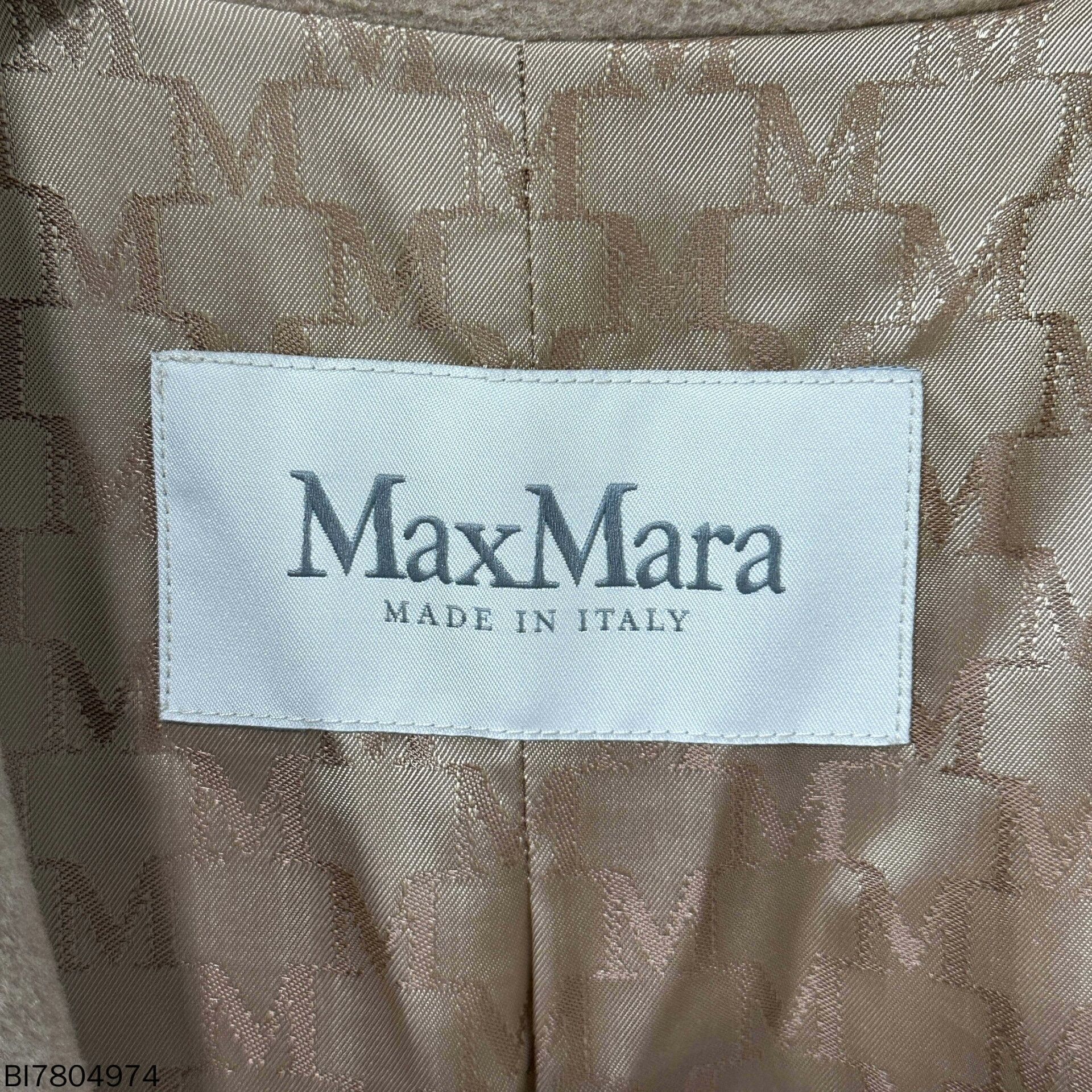 Max Mara maxmara beige belted overcoat 101801 Size US S / EU 44-46 / 1 - 8 Thumbnail