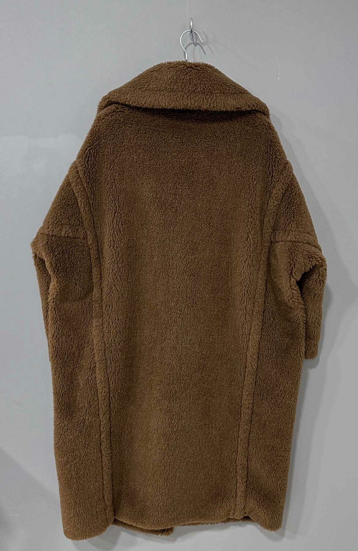 long brown teddy coat from MaxMara