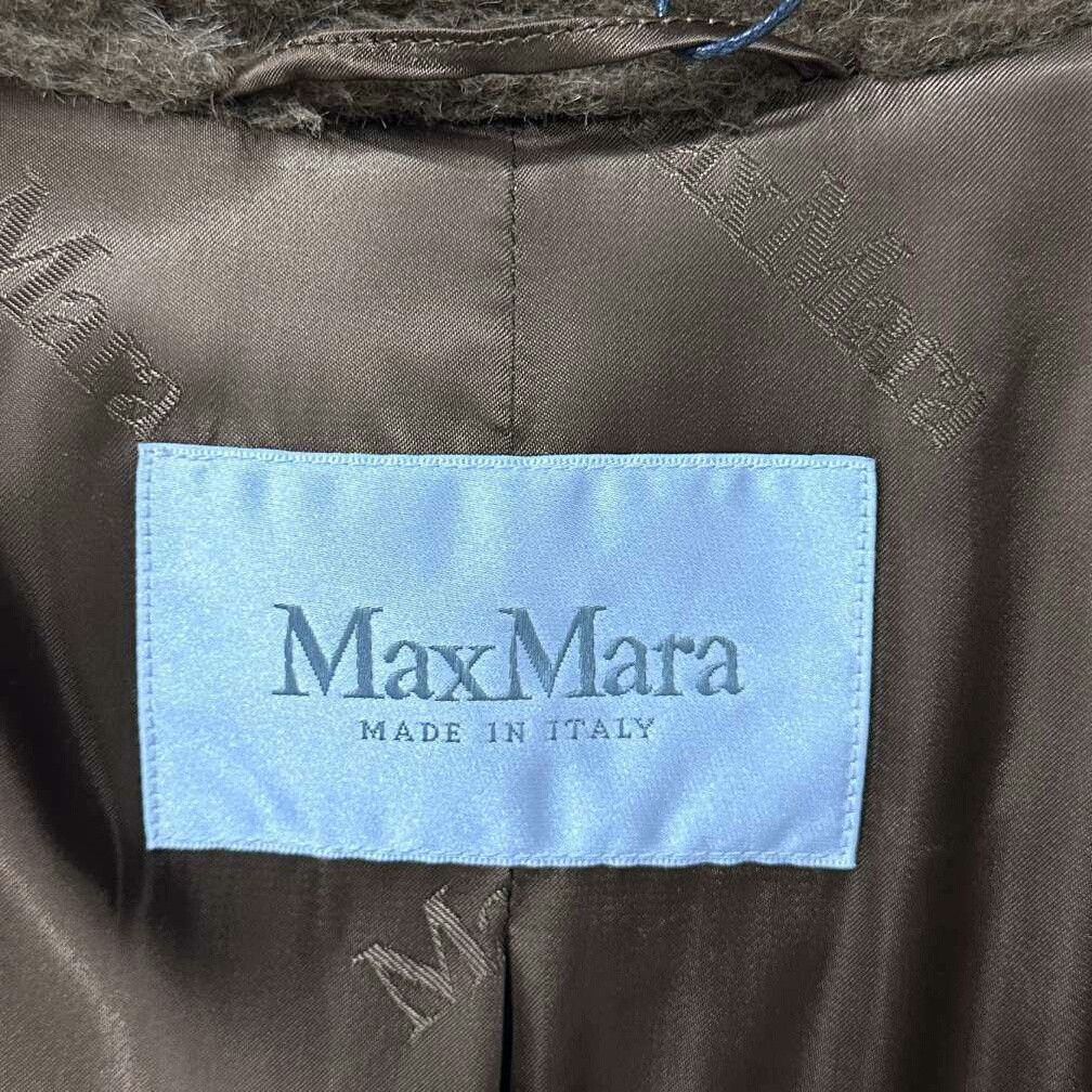 long brown teddy coat from MaxMara