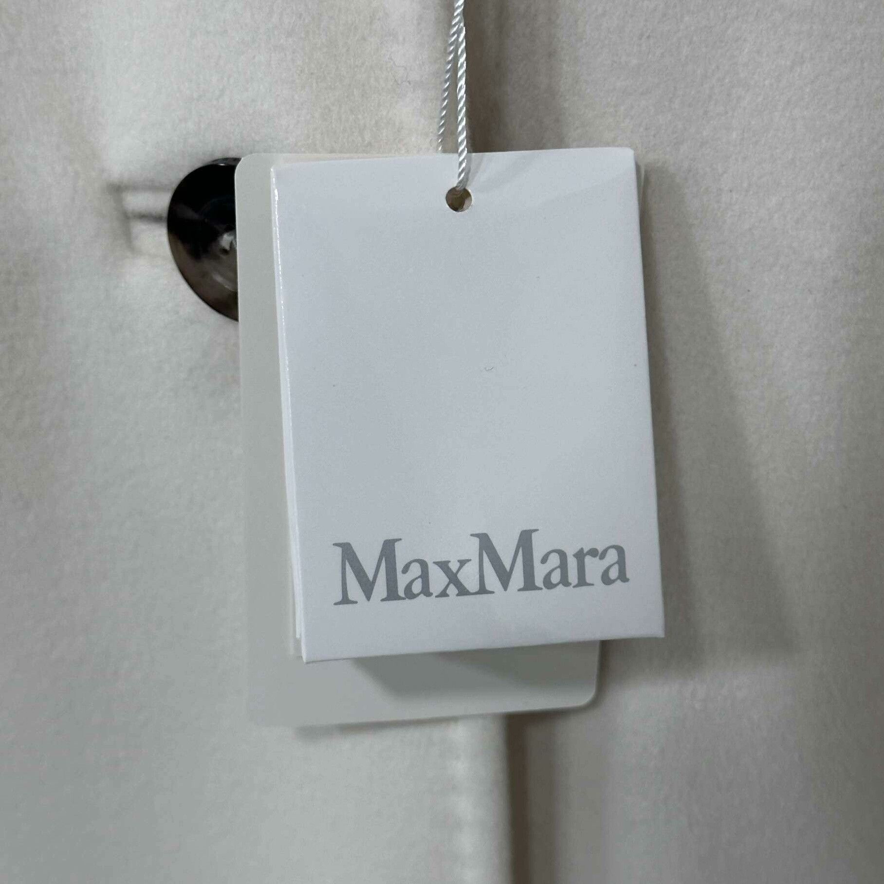 Max Mara maxmara white coat with double-breasted design Size US S / EU 44-46 / 1 - 7 Thumbnail