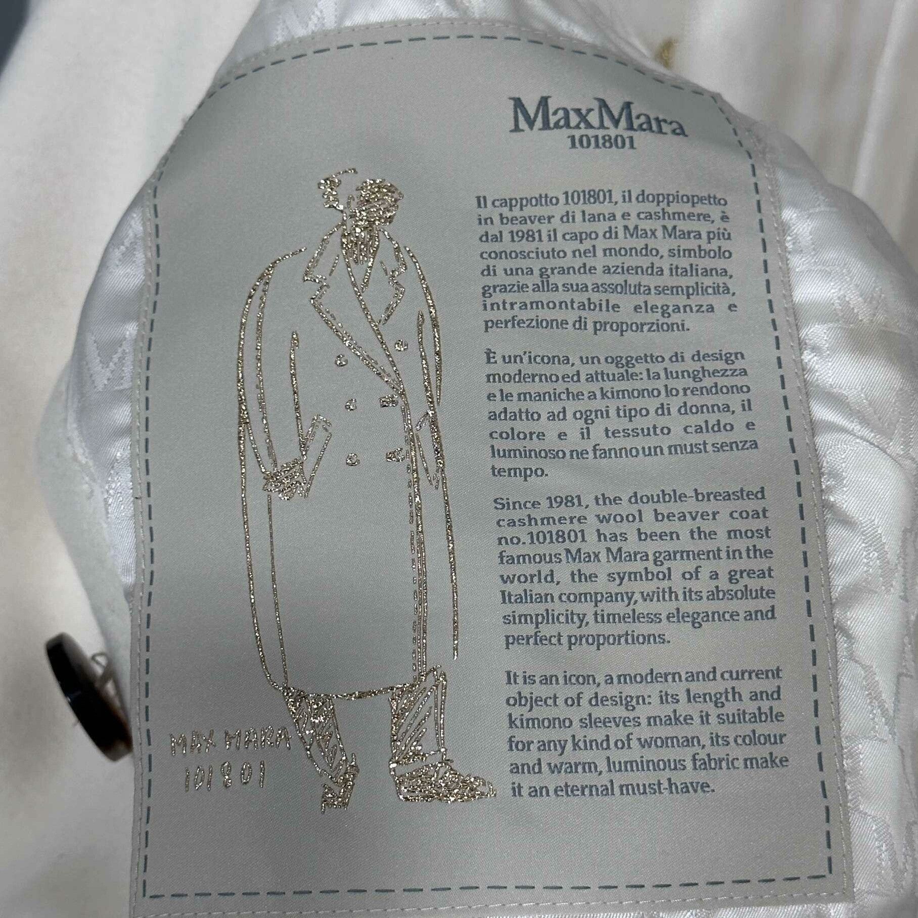 Max Mara maxmara white coat with double-breasted design Size US S / EU 44-46 / 1 - 6 Thumbnail